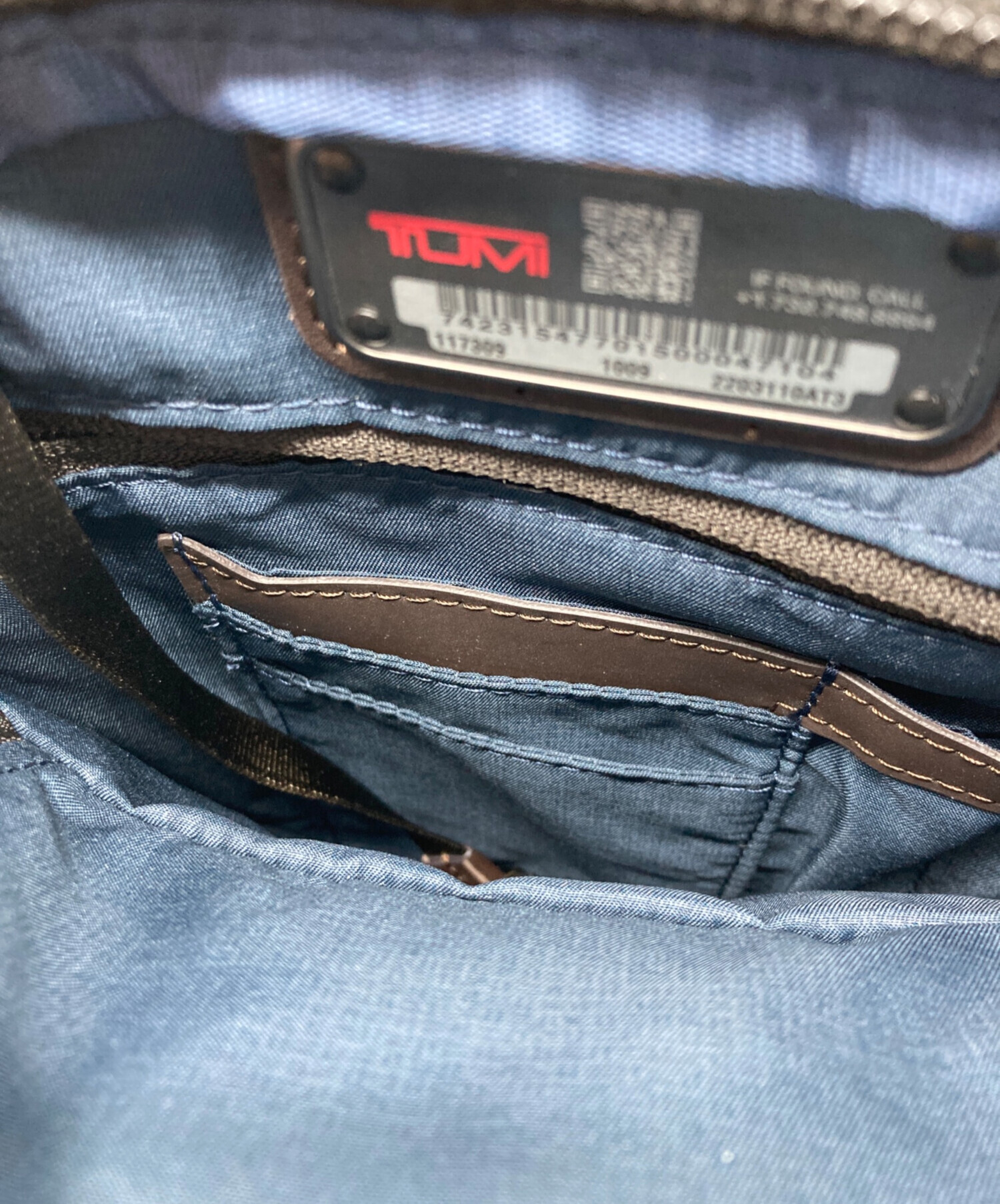 中古・古着通販】TUMI (トゥミ) アンスラサイト ショルダーバッグ 