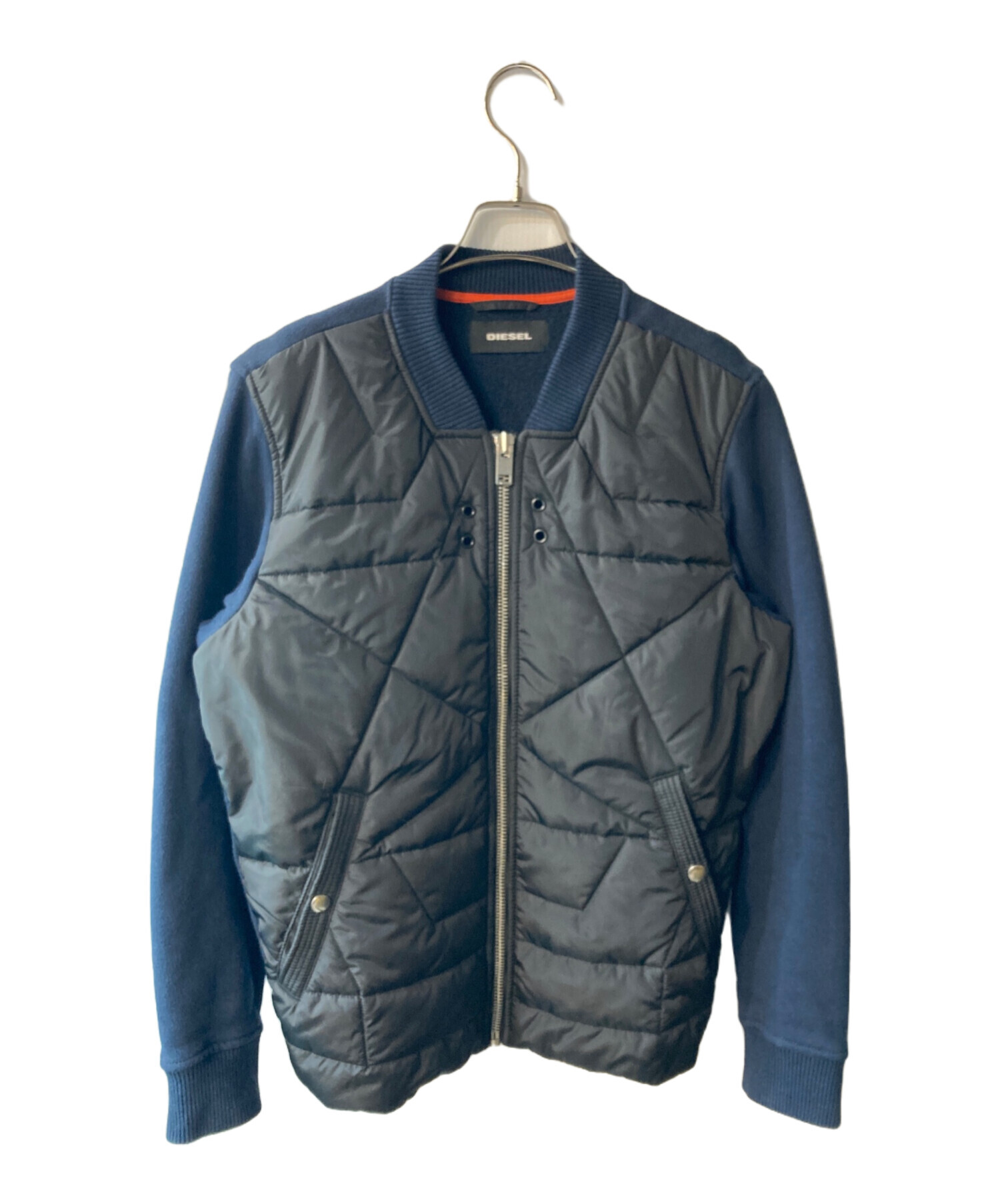 中古・古着通販】DIESEL (ディーゼル) スウェット切替ブルゾン 