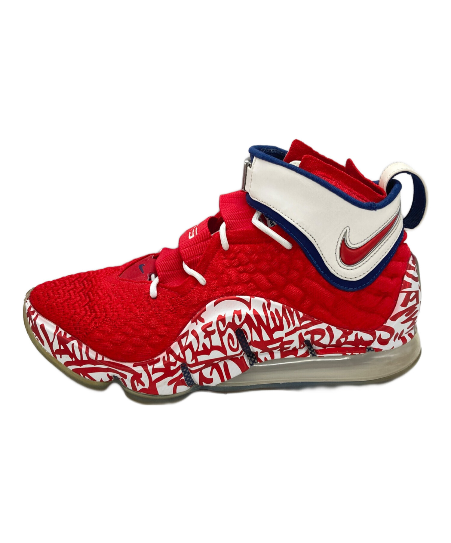 中古・古着通販】NIKE (ナイキ) LEBRON 17 FP レッド サイズ:27.5 