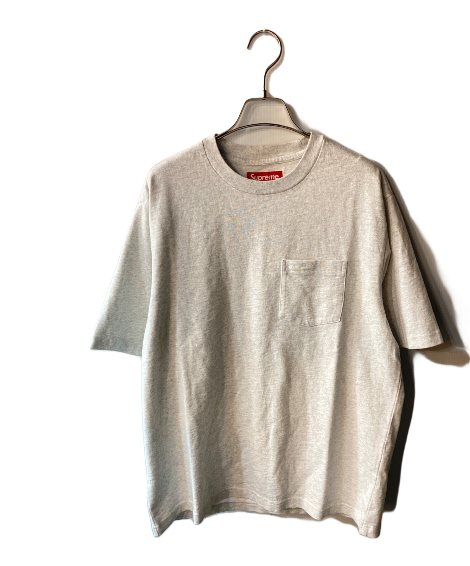 Supremeシュプリーム18AW pocket tee sizeS シュプリーム SUPREME 18AW Embroidered Pocket Tee 半袖 Tシャツ