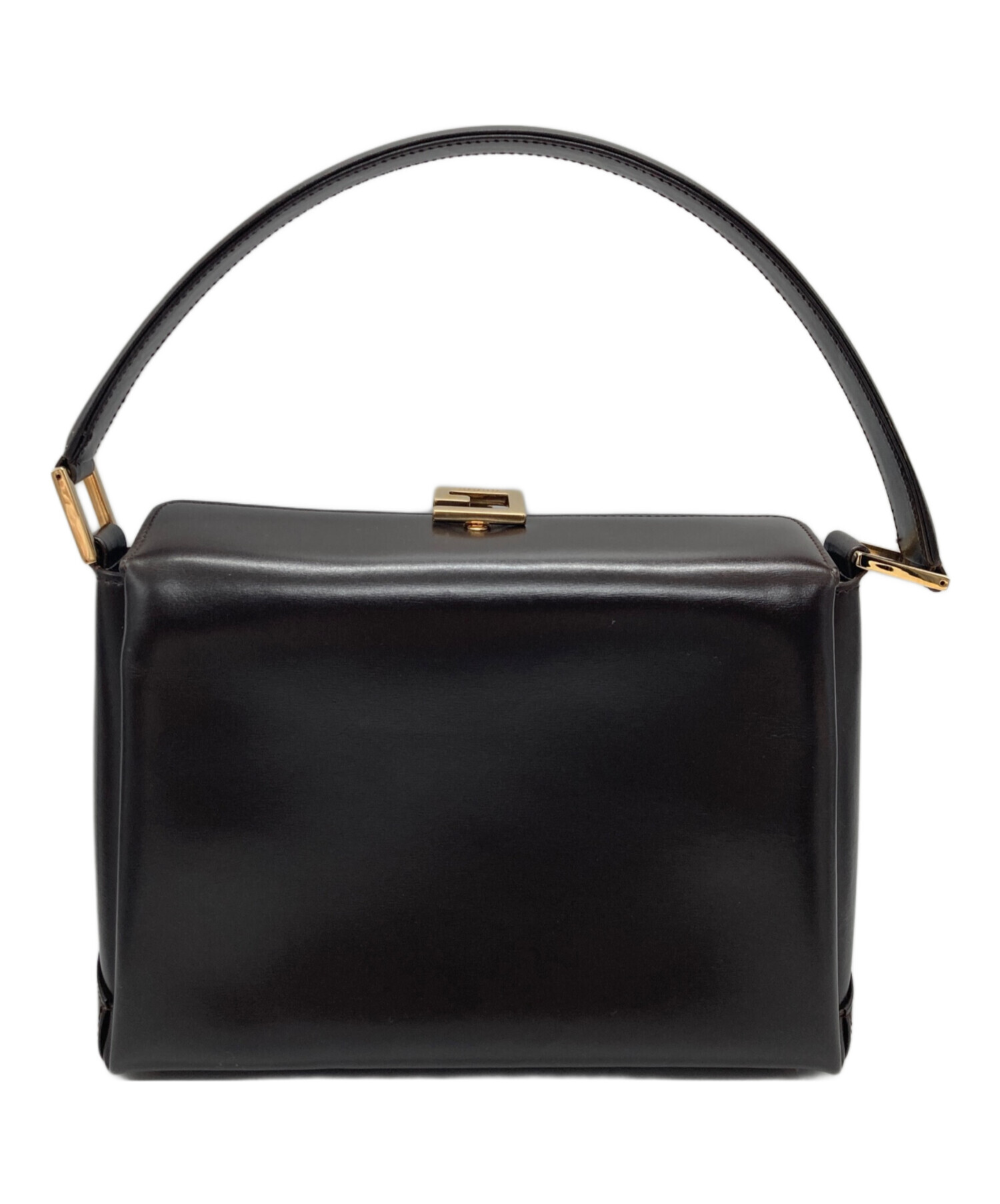 中古・古着通販】GUCCI (グッチ) ハンドバッグ ダークブラウン 