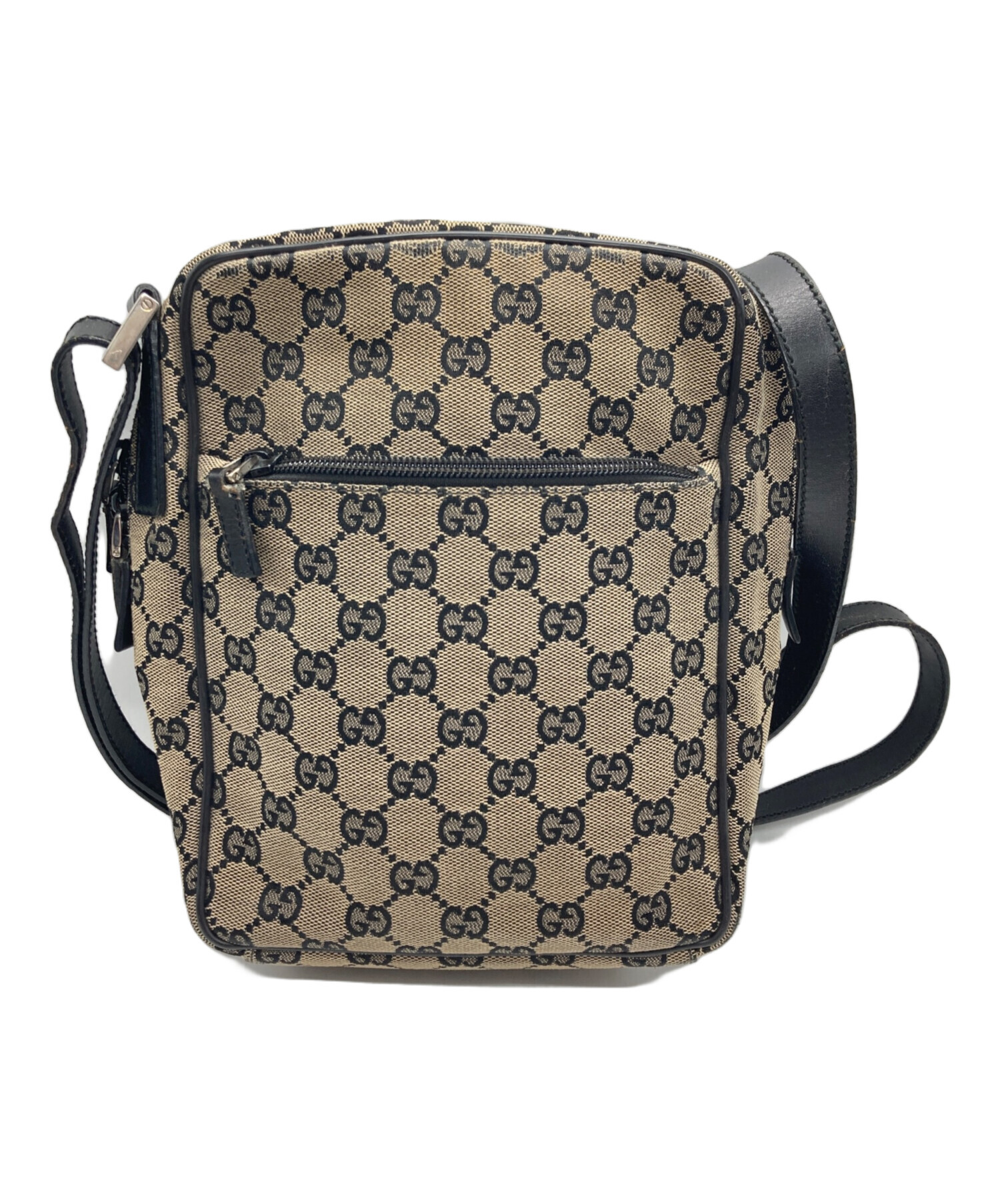 中古・古着通販】GUCCI (グッチ) GGキャンバスショルダーバッグ 
