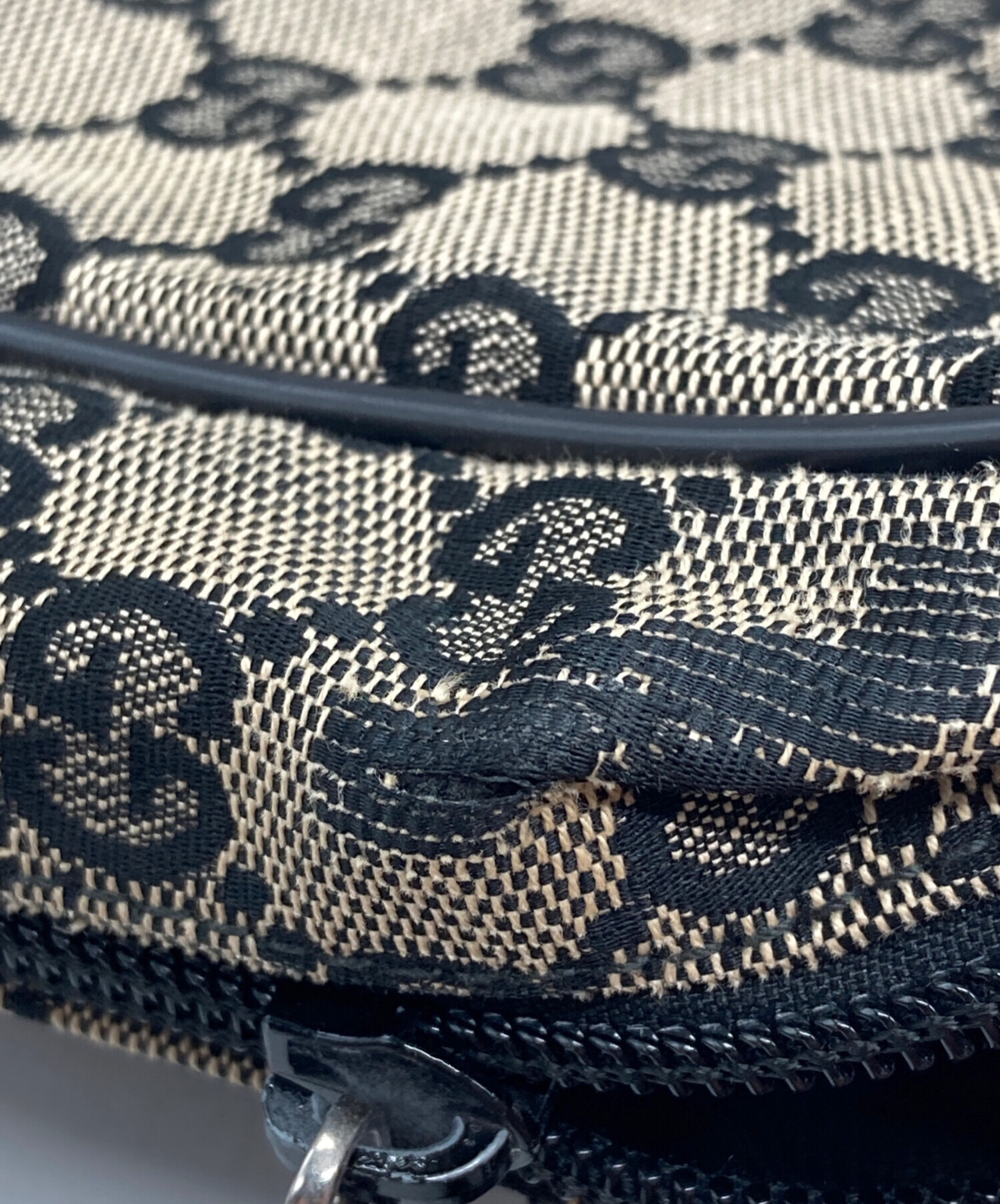 中古・古着通販】GUCCI (グッチ) GGキャンバスショルダーバッグ 