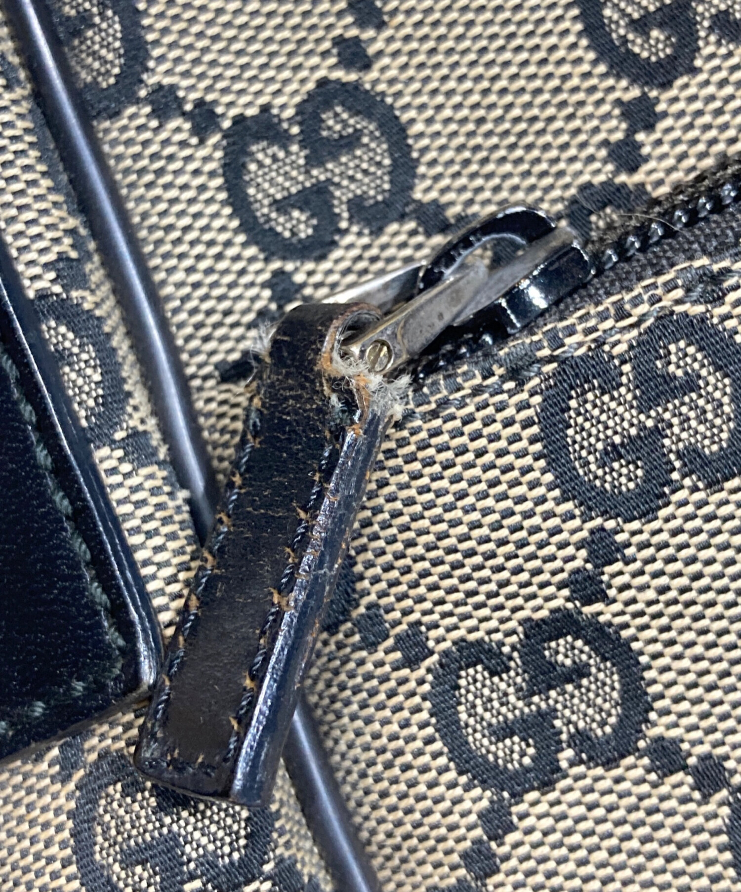中古・古着通販】GUCCI (グッチ) GGキャンバスショルダーバッグ 