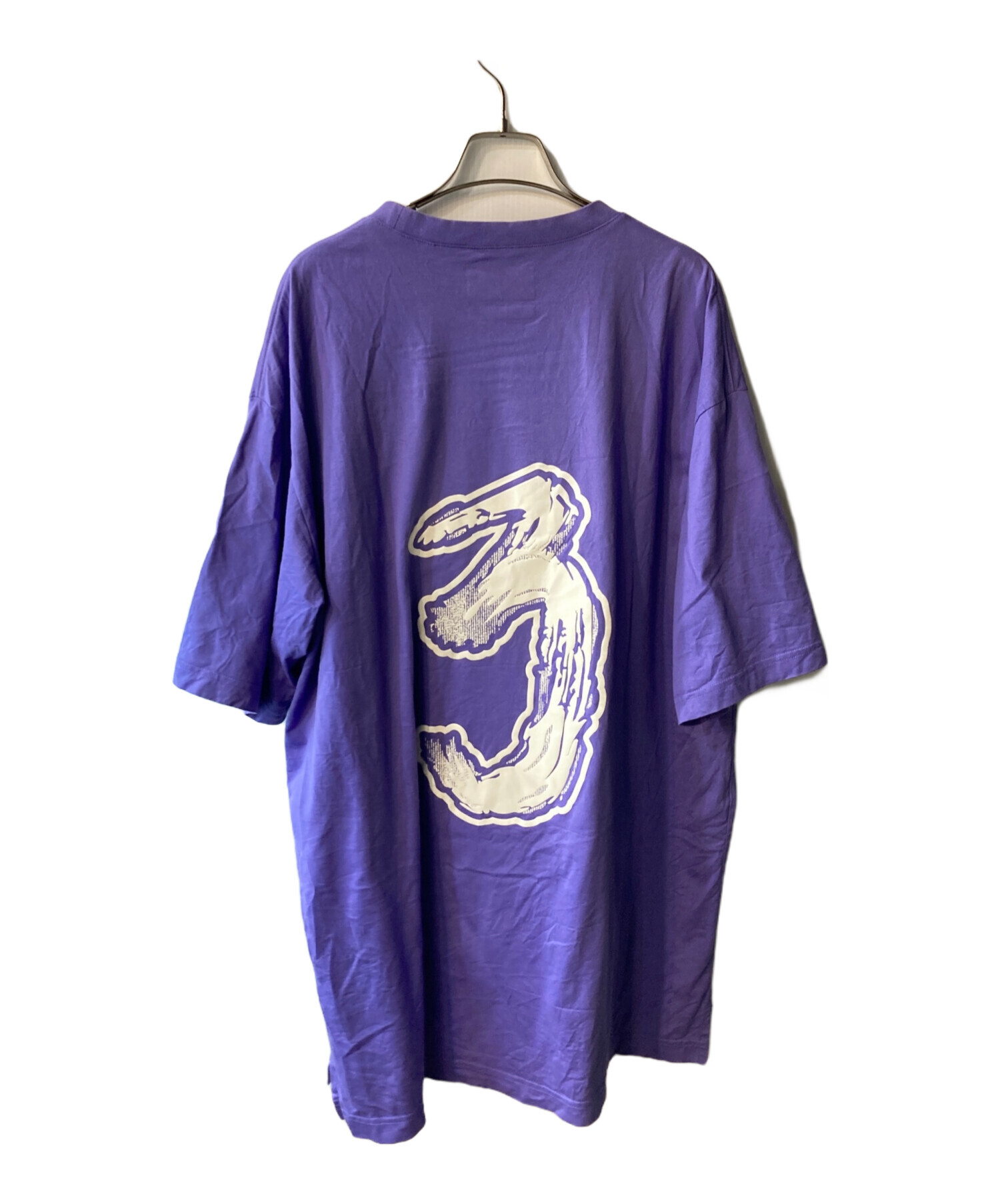 中古・古着通販】Y-3 (ワイスリー) LOGO GFX TEE パープル サイズ:S 