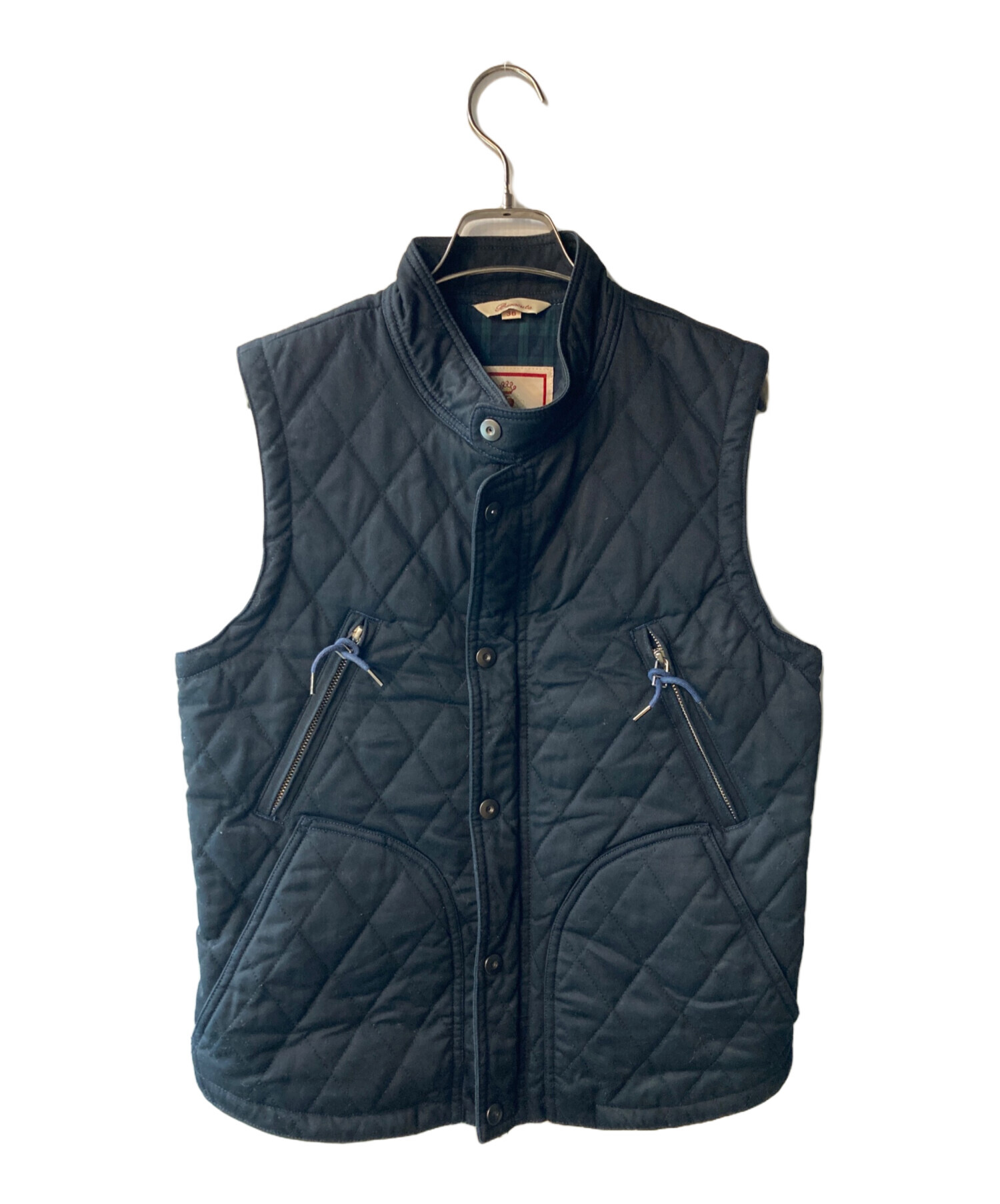 中古・古着通販】BARACUTA (バラクータ) キルティングベスト ブラック