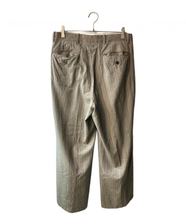 AURALEE オーラリーWOOL SILK HERRINGBONE PANTS