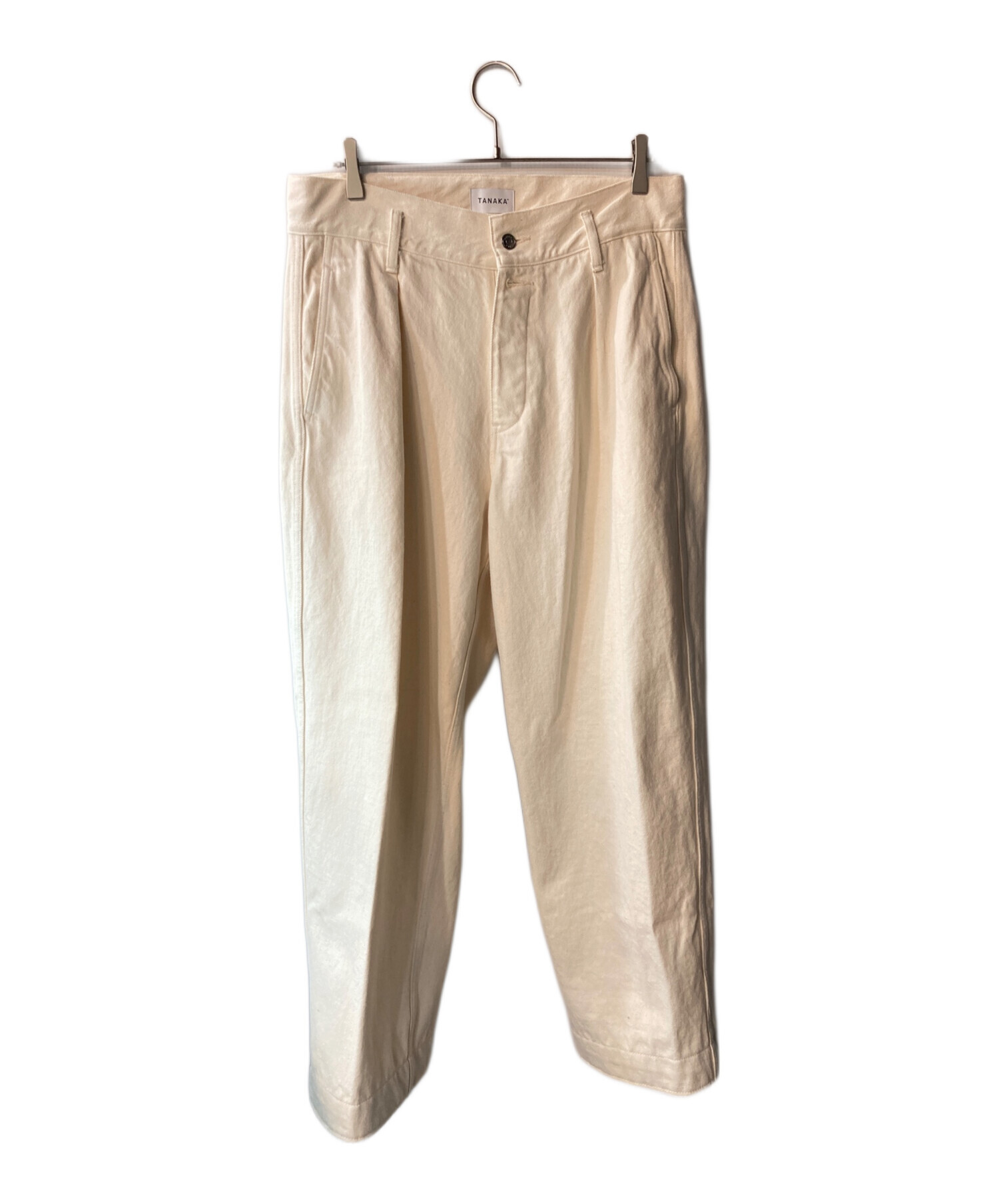 中古・古着通販】TANAKA (タナカ) THE WIDE JEAN TROUSERS アイボリー 