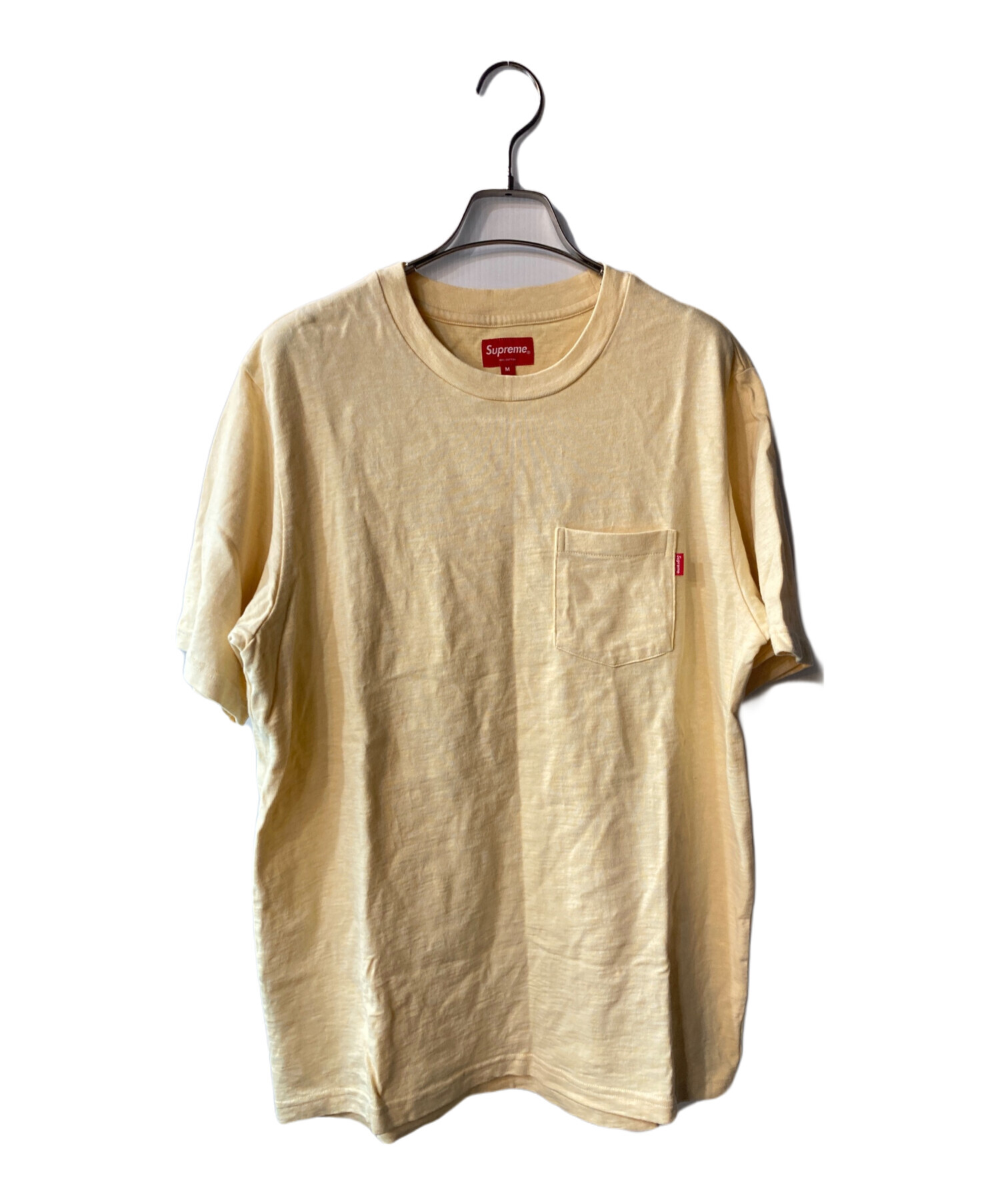 中古・古着通販】Supreme (シュプリーム) ポケットTシャツ イエロー 