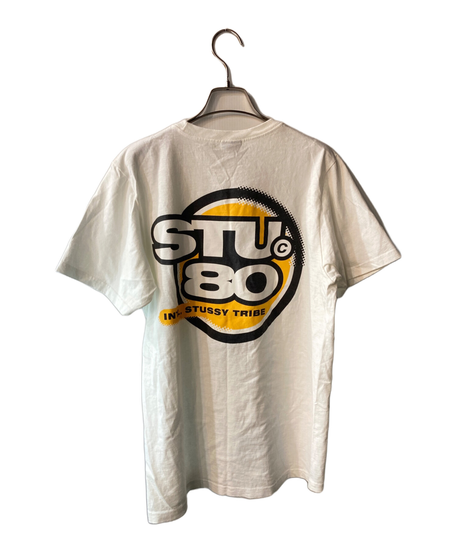 中古・古着通販】stussy (ステューシー) プリントTシャツ ホワイト 