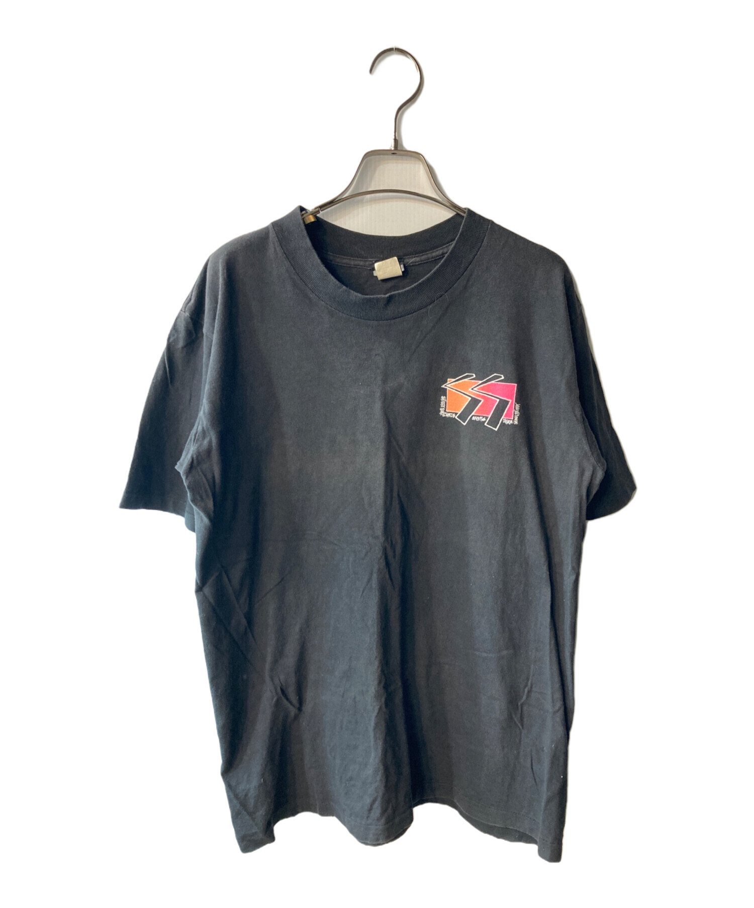 中古・古着通販】stussy (ステューシー) 80s プリントTシャツ ブラック 