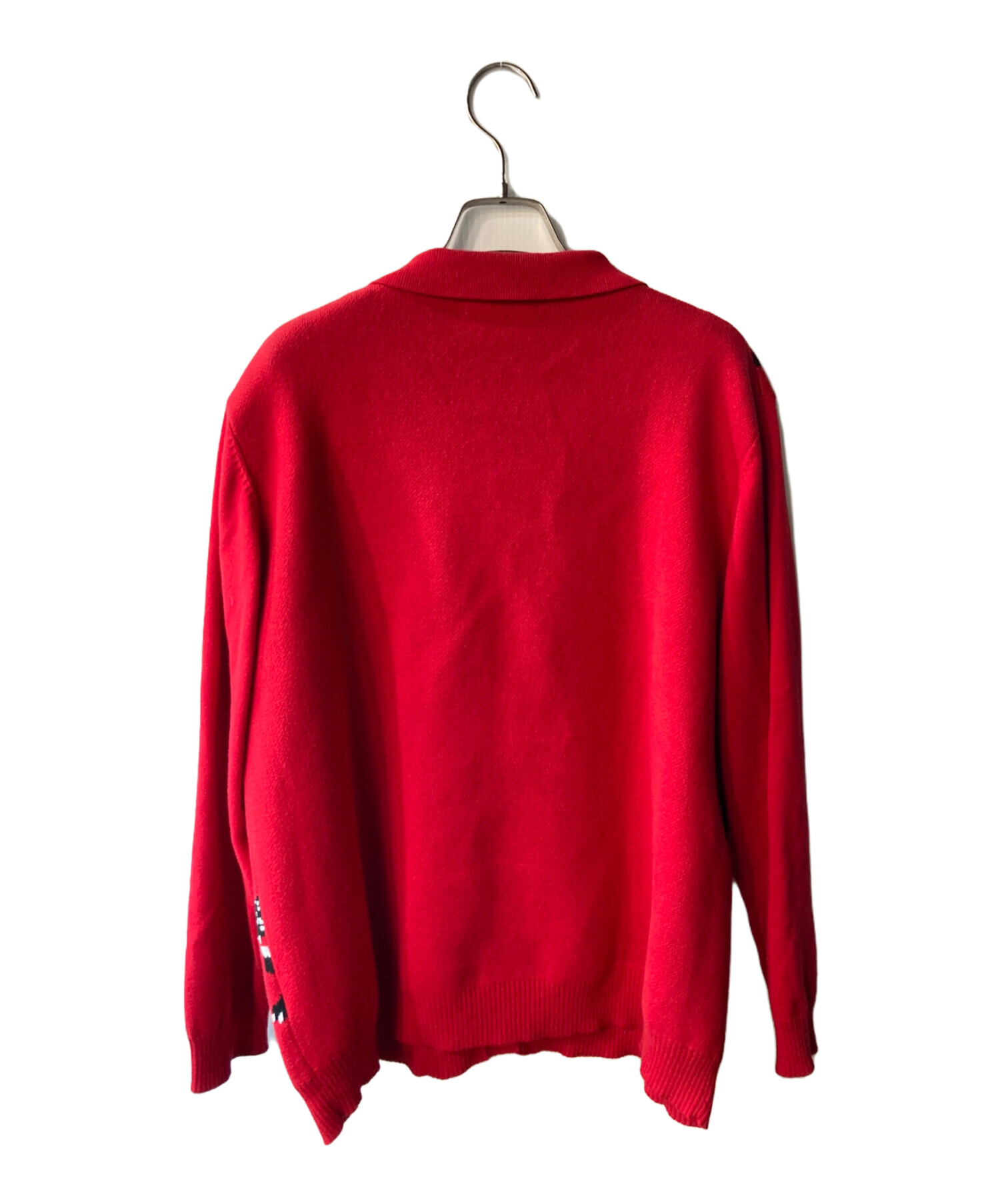 中古・古着通販】TTT MSW (ティー) Panther Knit Cardigan レッド