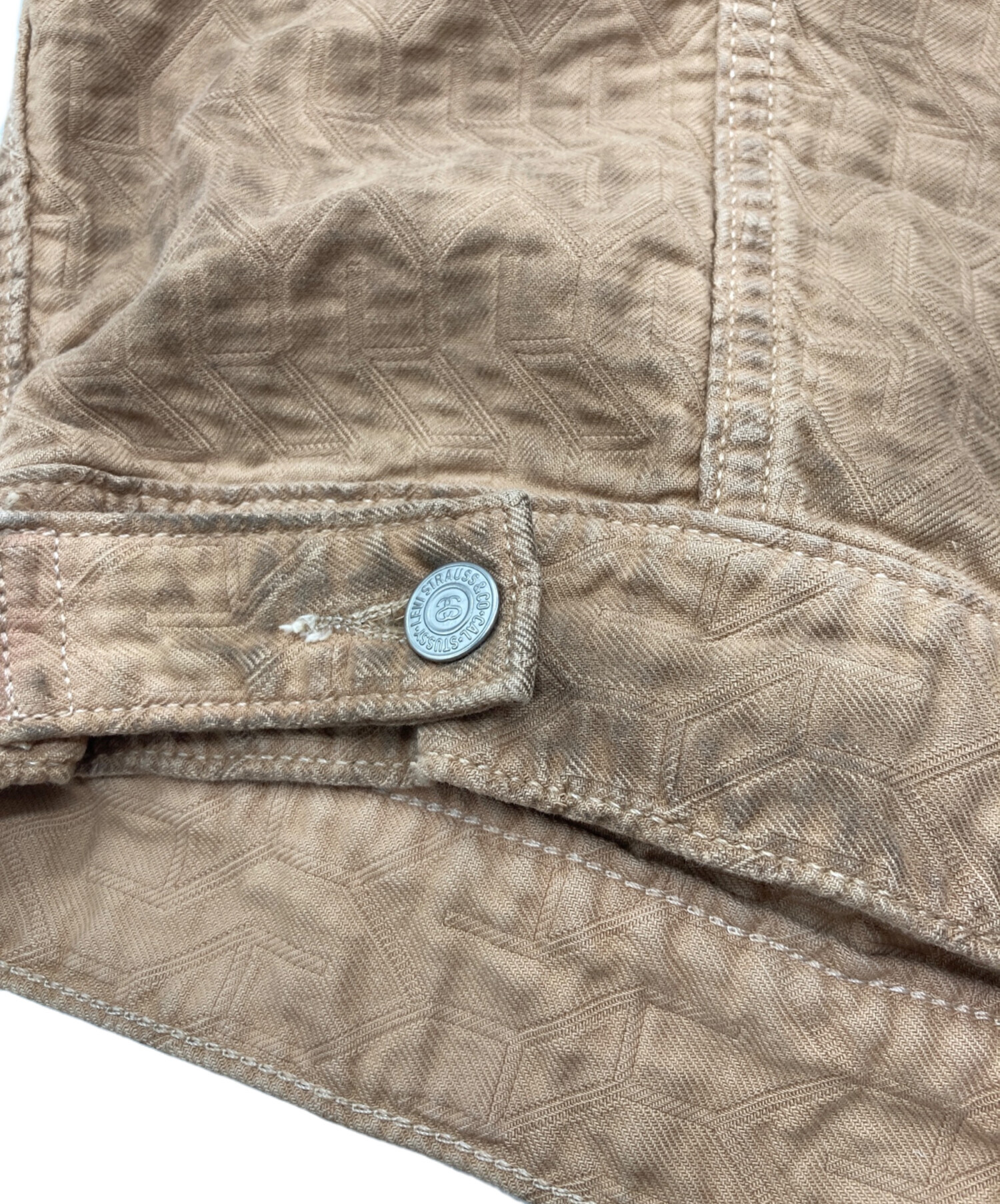 Stussy Levi's Dyed Jacquard Jacket M 極美品 2026年最新】stussy levi's jacquardの人気アイテム - メルカリ