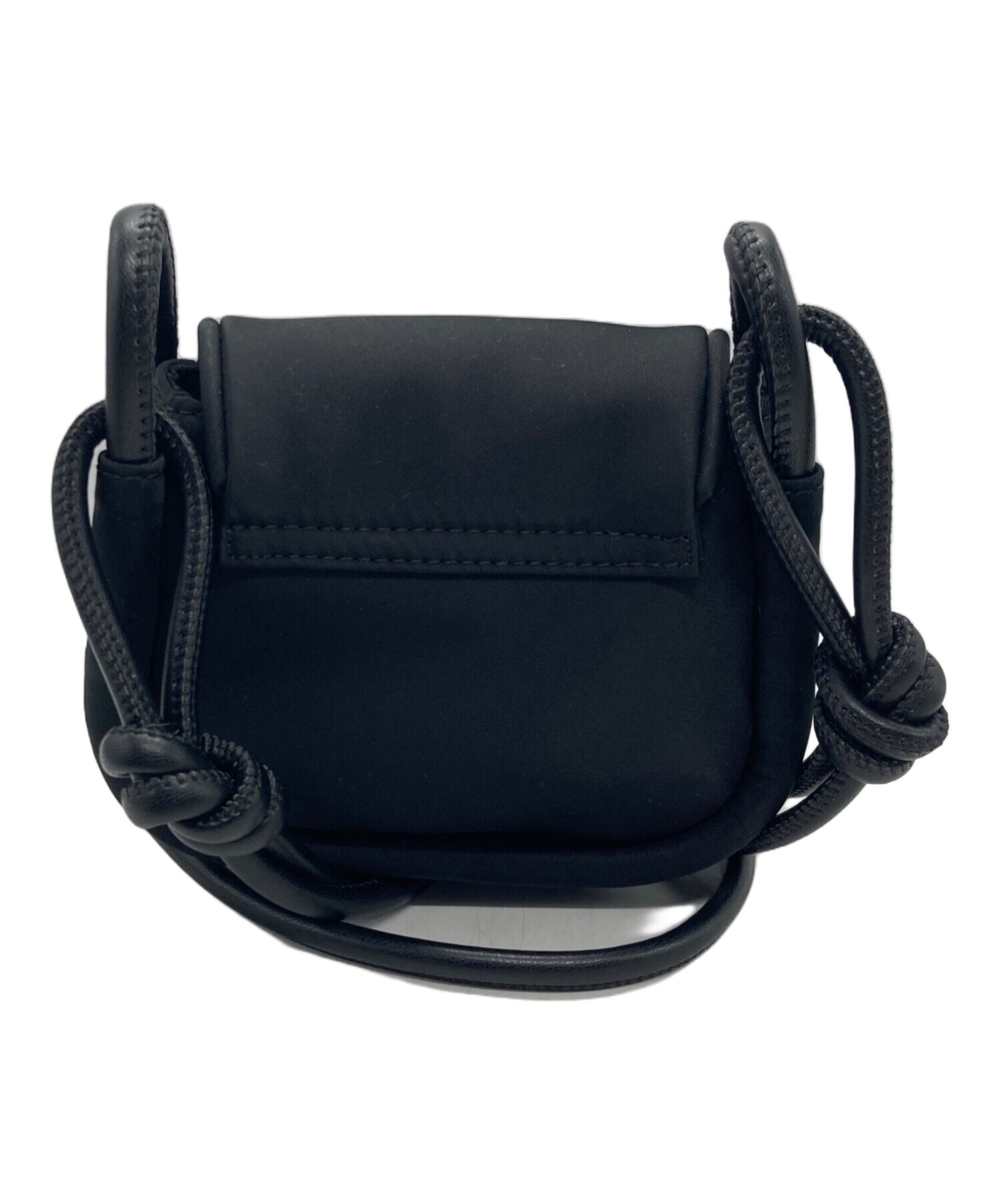 中古・古着通販】Ganni (ガニー) Knot Mini Flap Over ブラック 