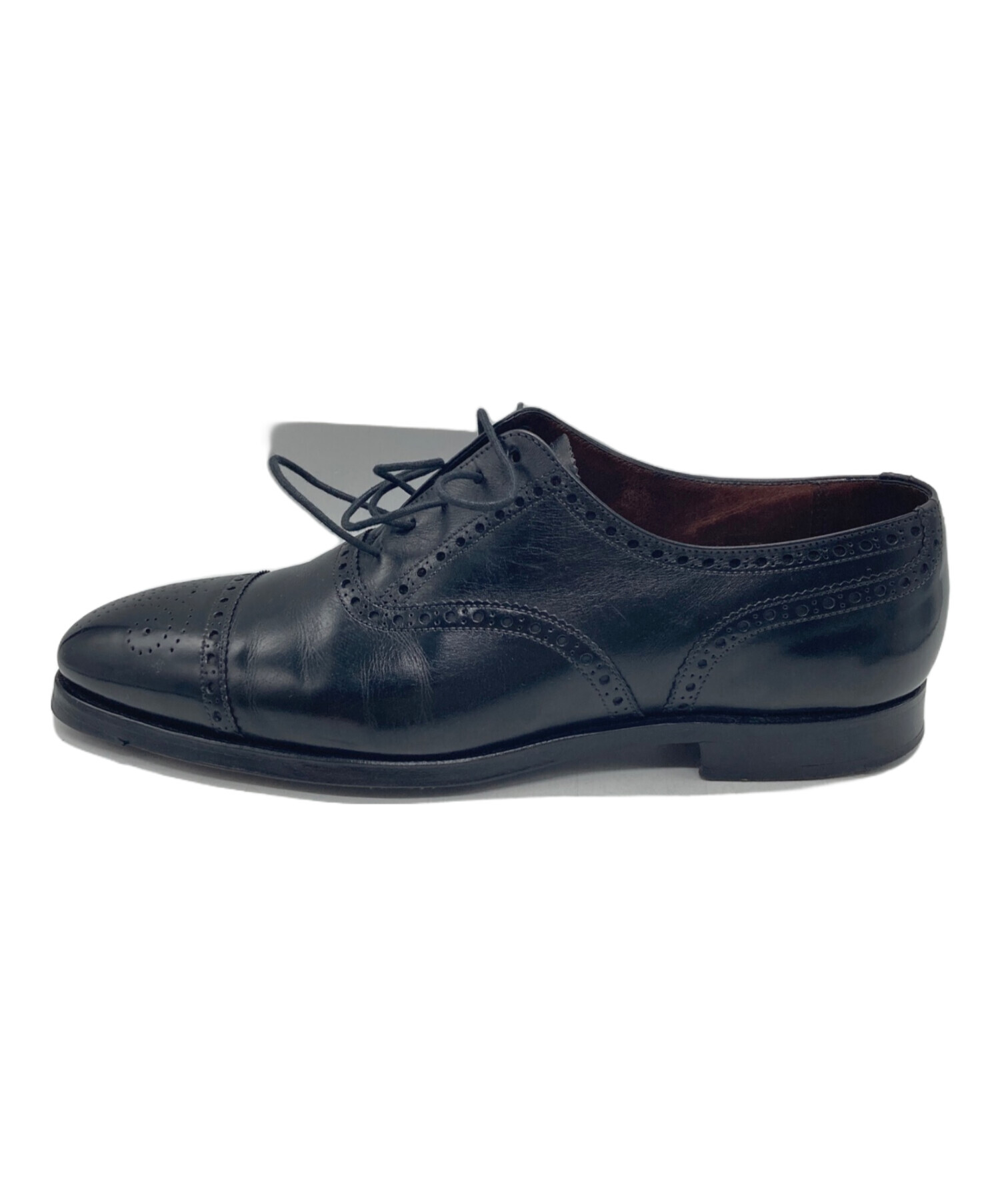Crockett & Jones ブラック ドレスシューズ 7 1/2 中古・古着通販 