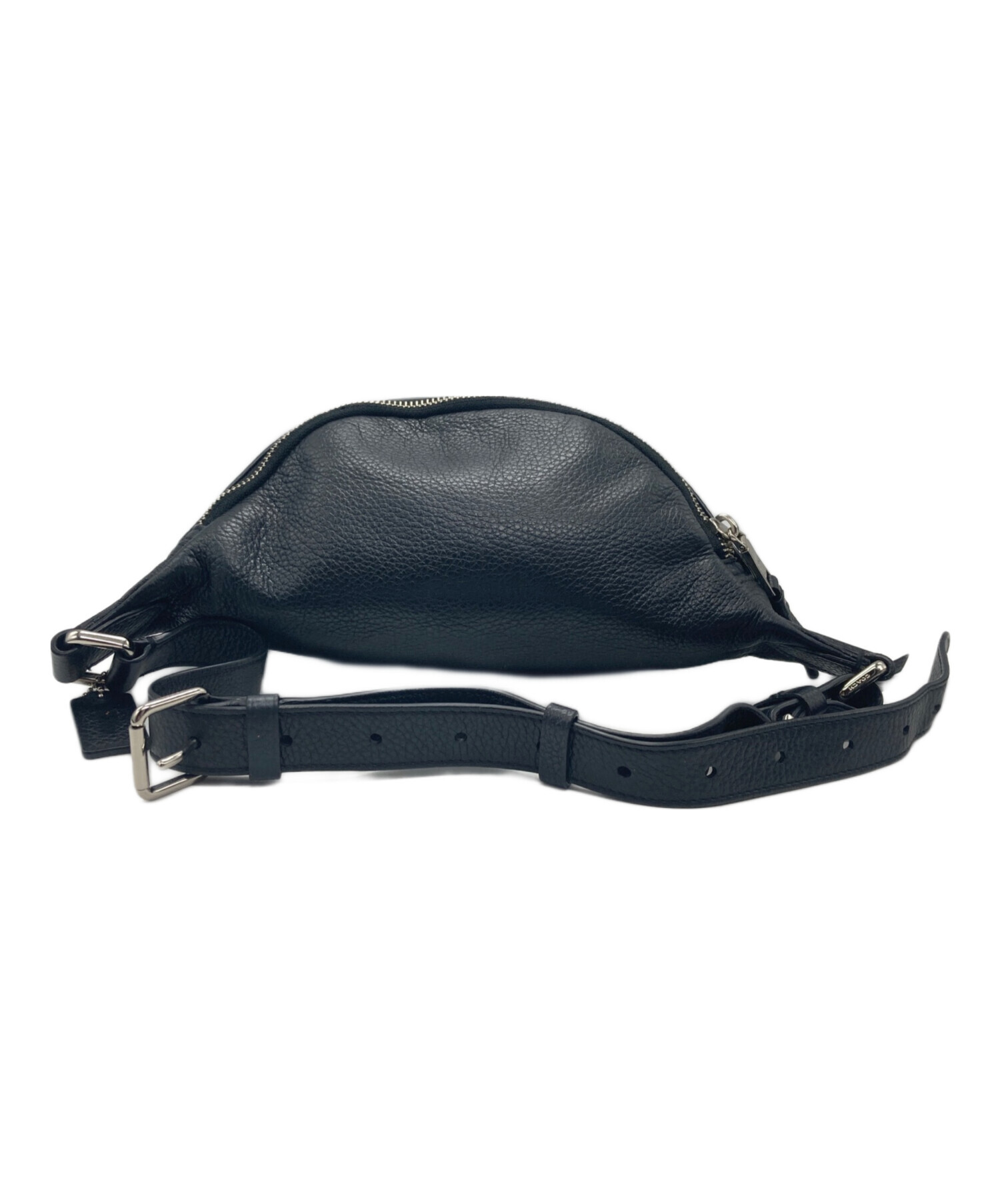 中古・古着通販】COACH (コーチ) ウエストバッグ ブラック｜ブランド 