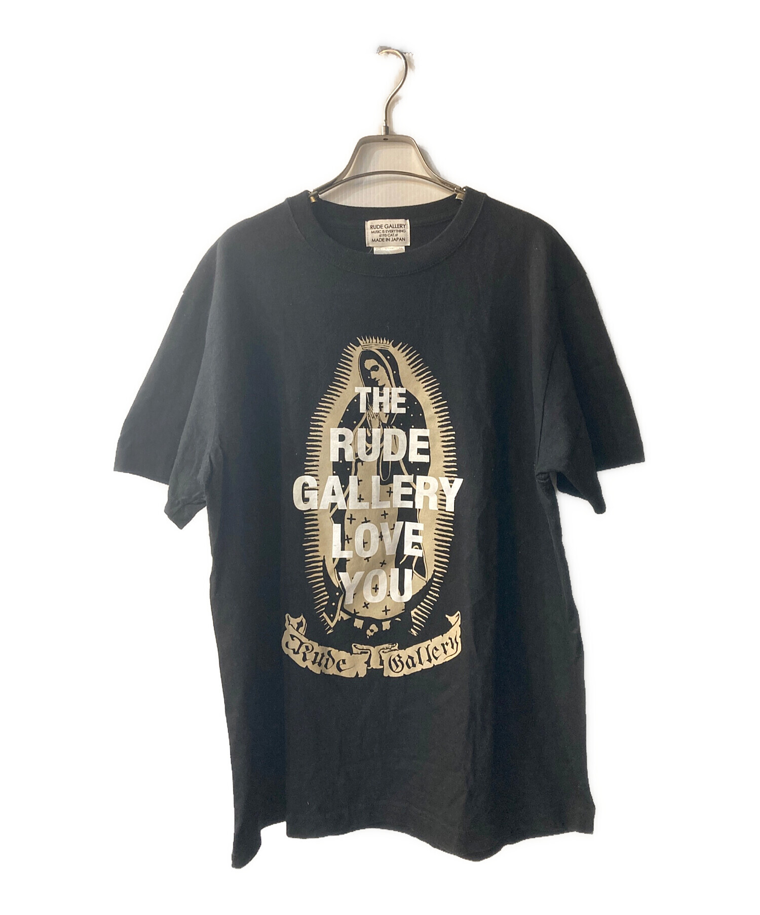 TEE RUDE MARIA GALLERY | ⁄ BIG CROSS (BLACK) STANDARD Gusset 