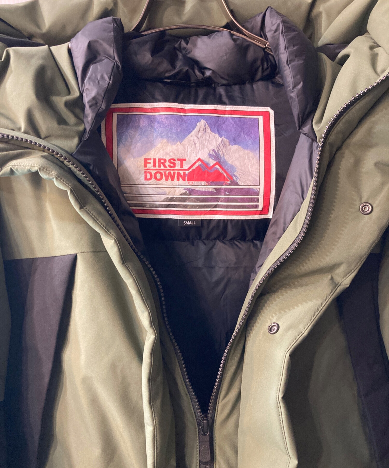 中古・古着通販】FIRST DOWN (ファーストダウン) パネルショートダウン