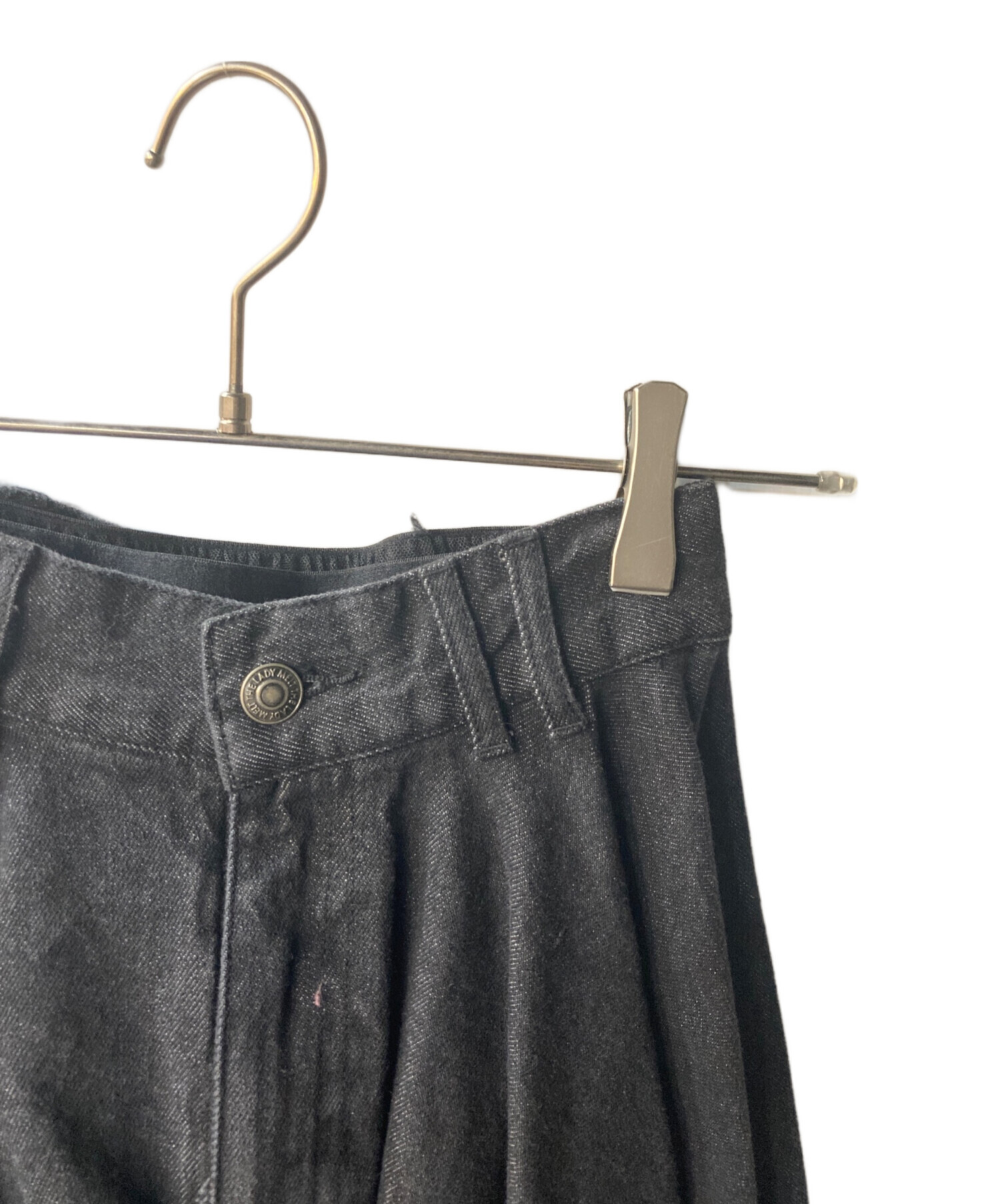スカート meltthelady denim 15 black 中古・古着通販】MELT THE LADY (メルトザレディ) メディーバルフレア