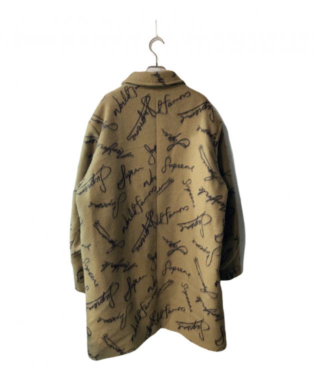 中古・古着通販】Supreme (シュプリーム) Script Logos Wool Over Coat