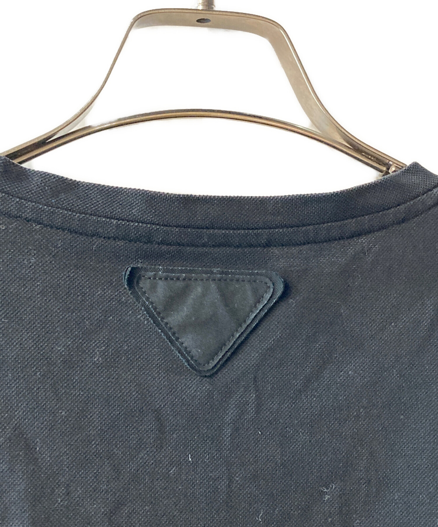 中古・古着通販】PRADA (プラダ) ポケットTシャツ ブラック サイズ:L 