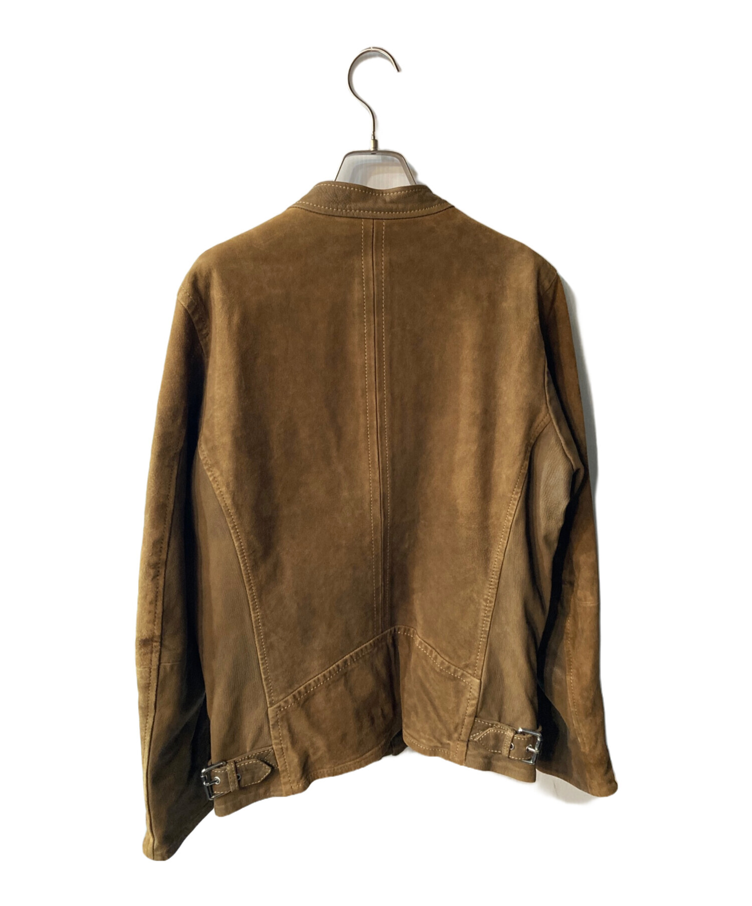 中古・古着通販】DIESEL (ディーゼル) スウェードライダースジャケット