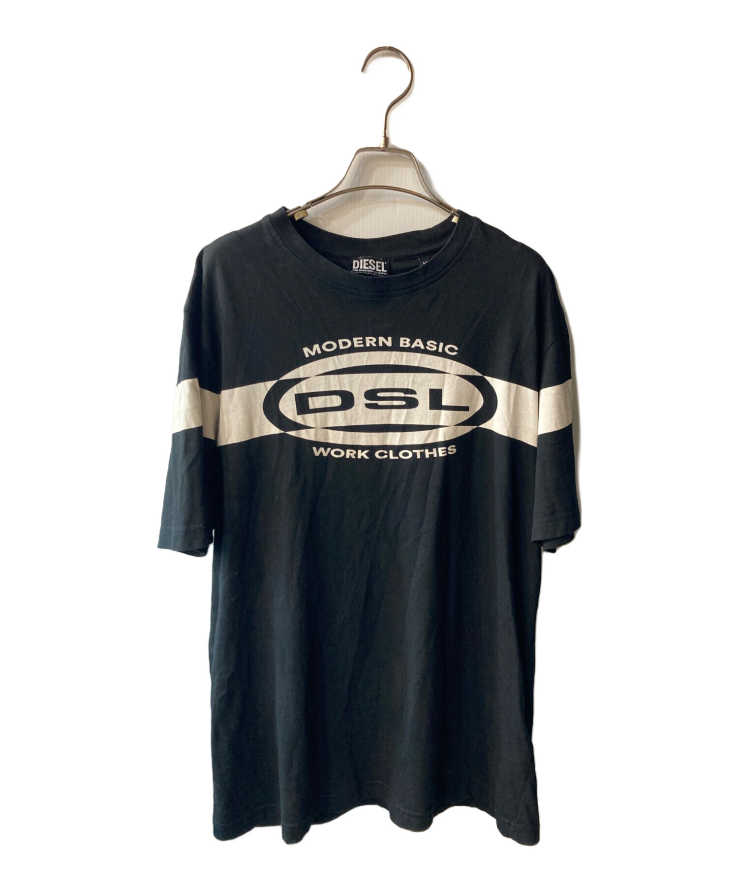 中古・古着通販】DIESEL (ディーゼル) Tシャツ ブラック サイズ:M 