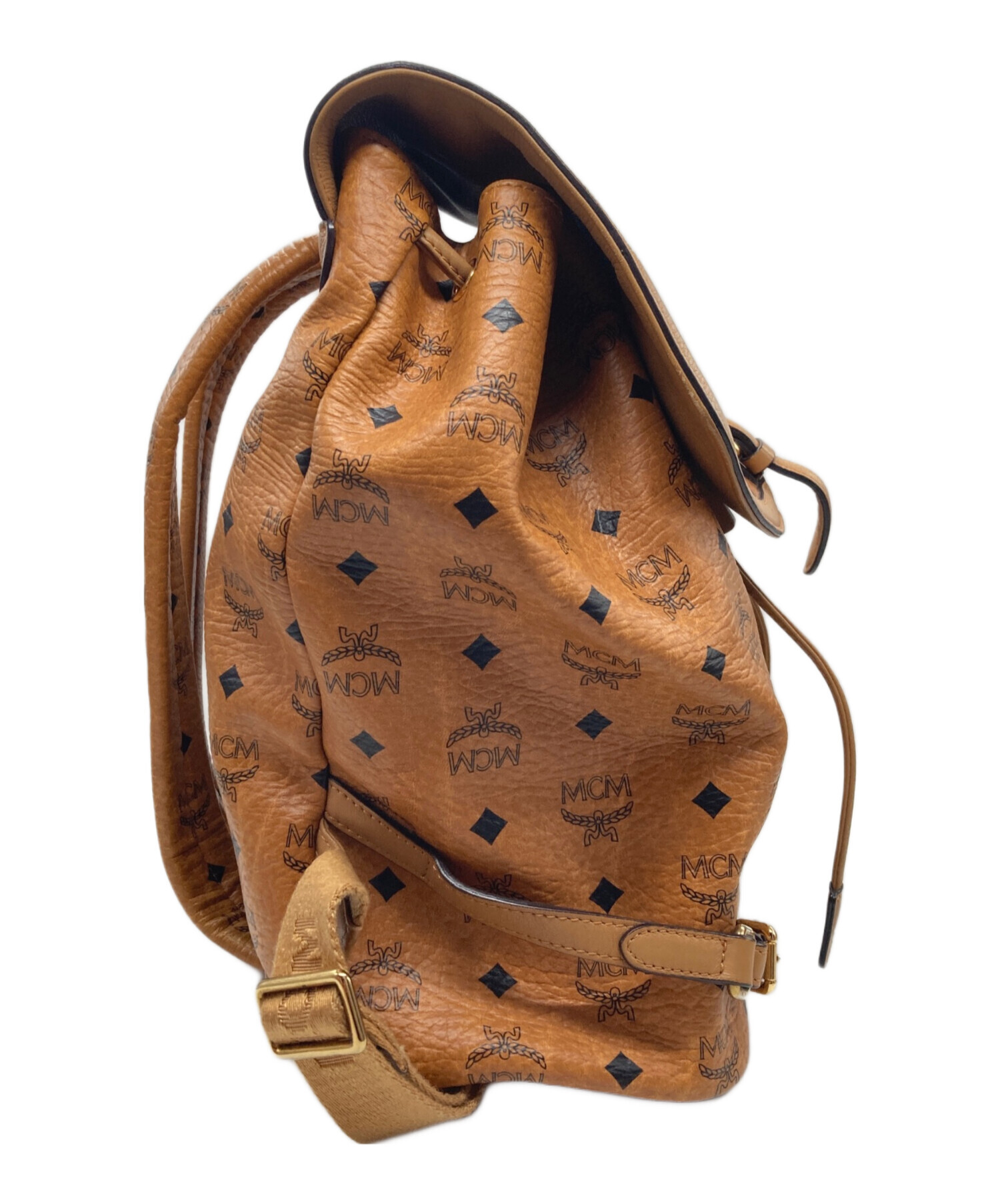 中古・古着通販】MCM (エムシーエム) リュック ベージュ｜ブランド 