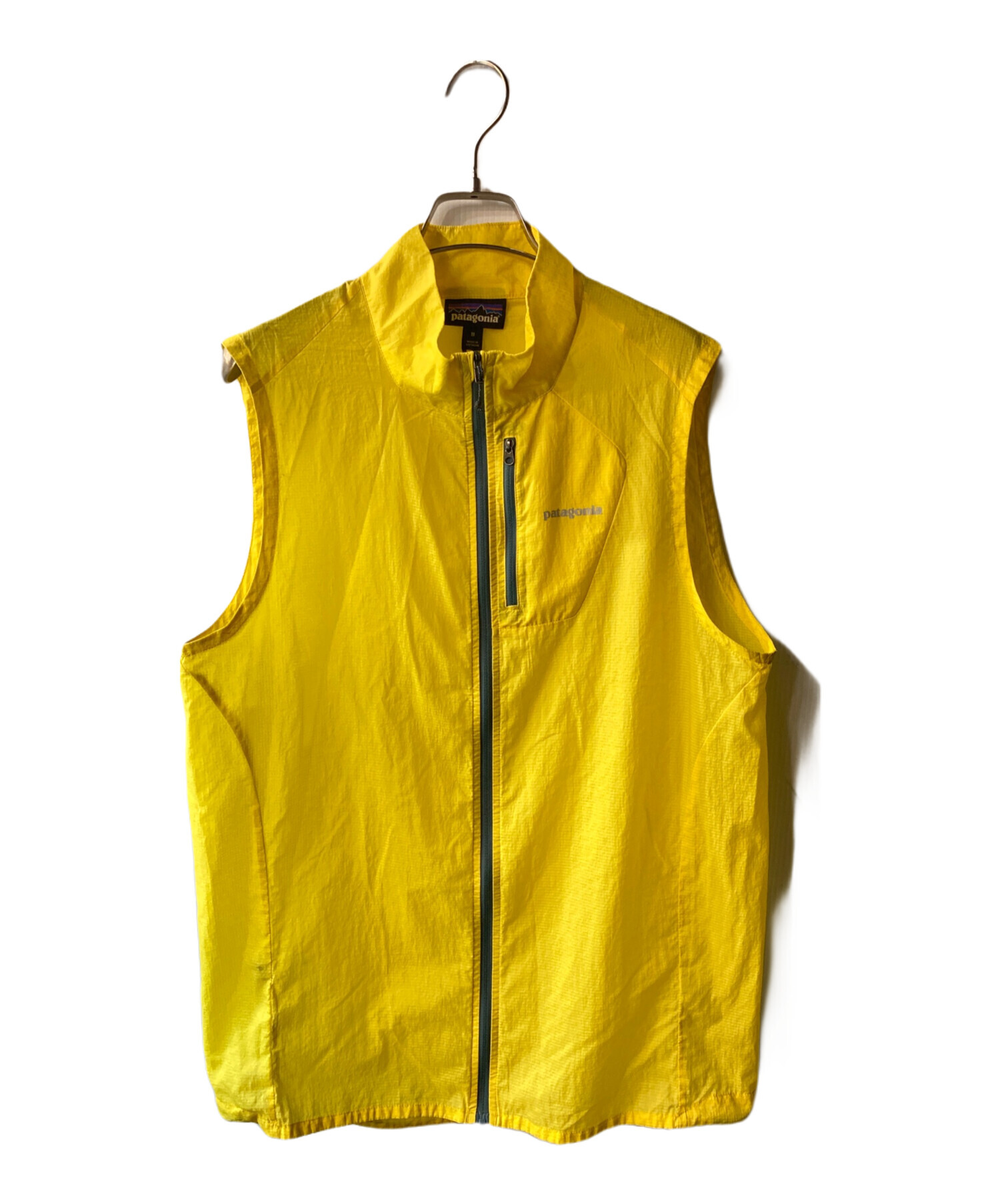 L 廃盤 PATAGONIA パタゴニア ナイロンベスト フーディニベスト 中古・古着通販】Patagonia (パタゴニア) フーディニベスト イエロー