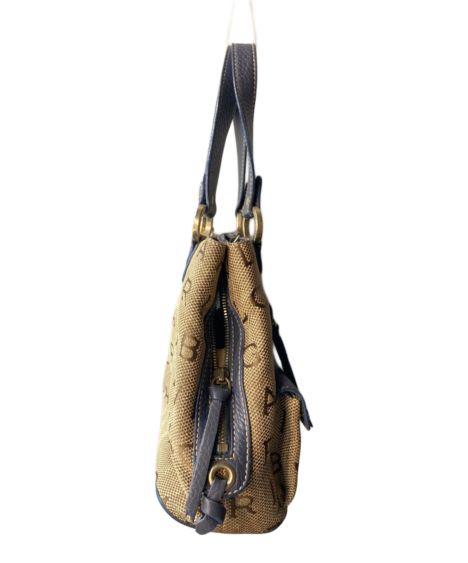 BVLGARI ブルガリ鞄 ハンドバッグ(中古) 中古・古着通販】BVLGARI (ブルガリ) ハンドバッグ ベージュ