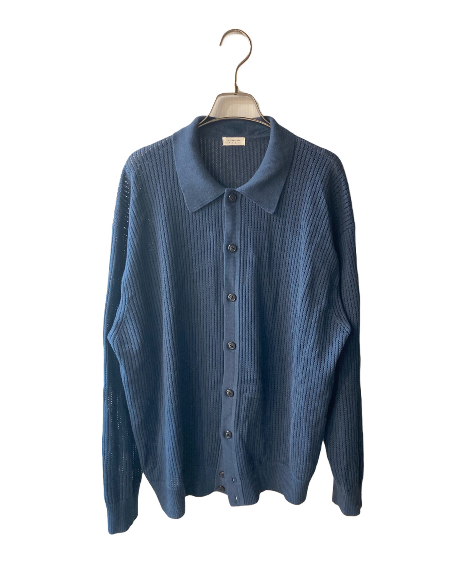 crepuscule Stripe mesh knit shirt サイズ2 中古・古着通販】crepuscule (クレプスキュール) Stripe Mesh