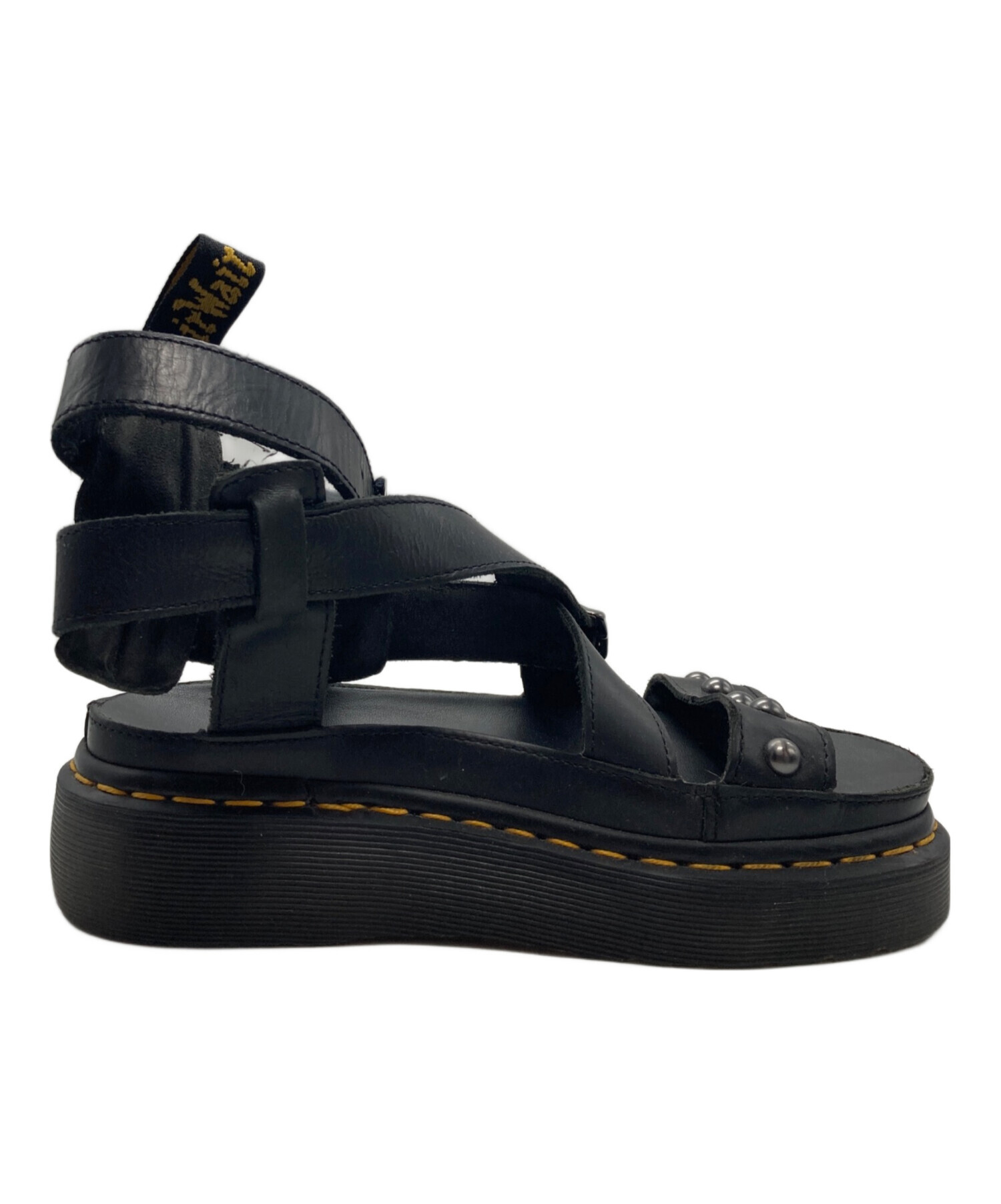 Dr. Martens ブラック ストラップサンダル　未使用に近い 中古・古着通販】Dr.Martens (ドクターマーチン) IMOJEEN ストラップ