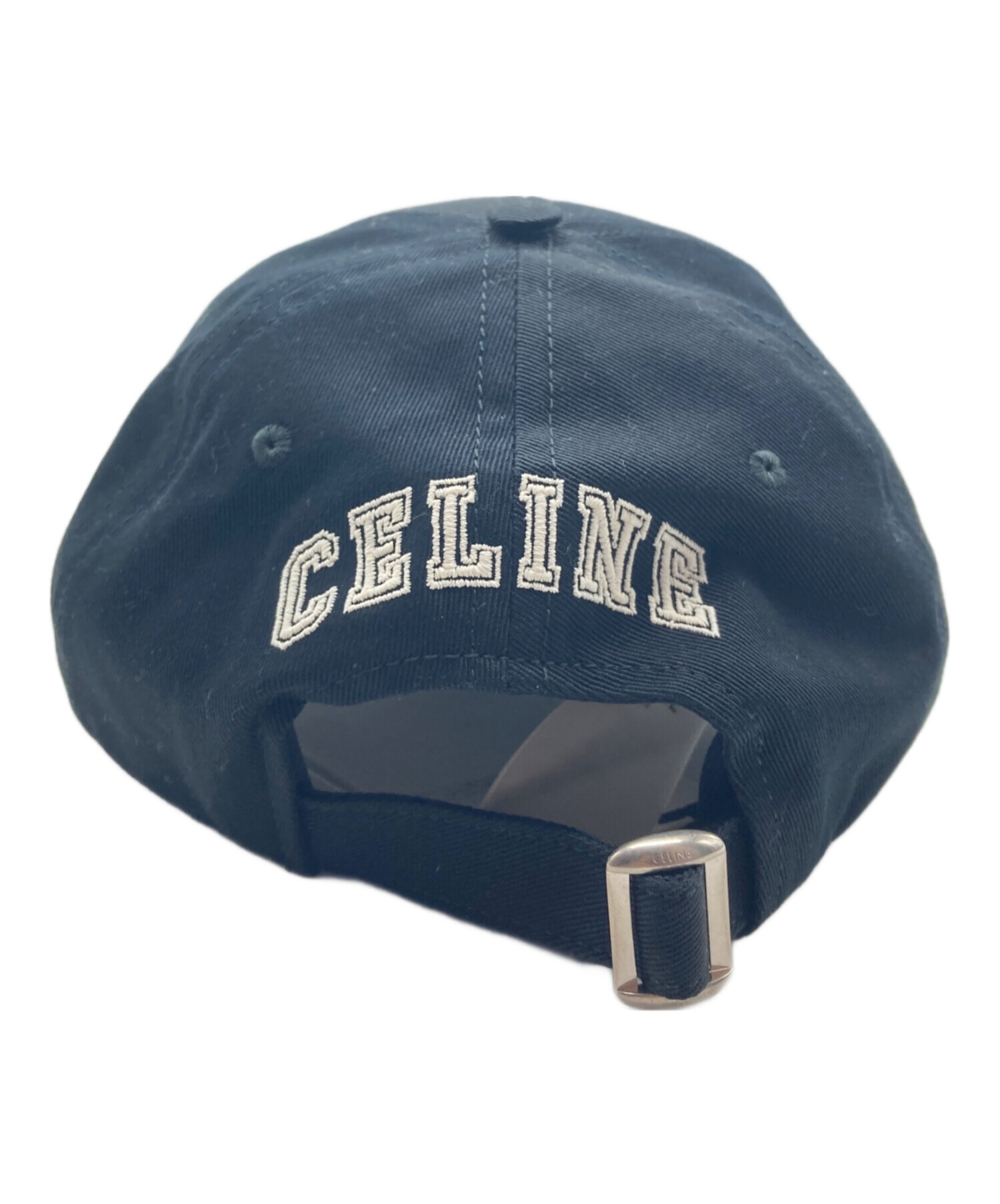 中古・古着通販】CELINE (セリーヌ) Back Logo Baseball Cap ブラック 