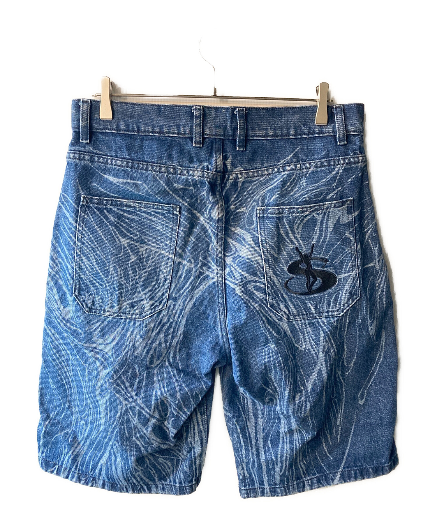 中古・古着通販】yardsale (ヤードセール) half Blue ripperjeans 