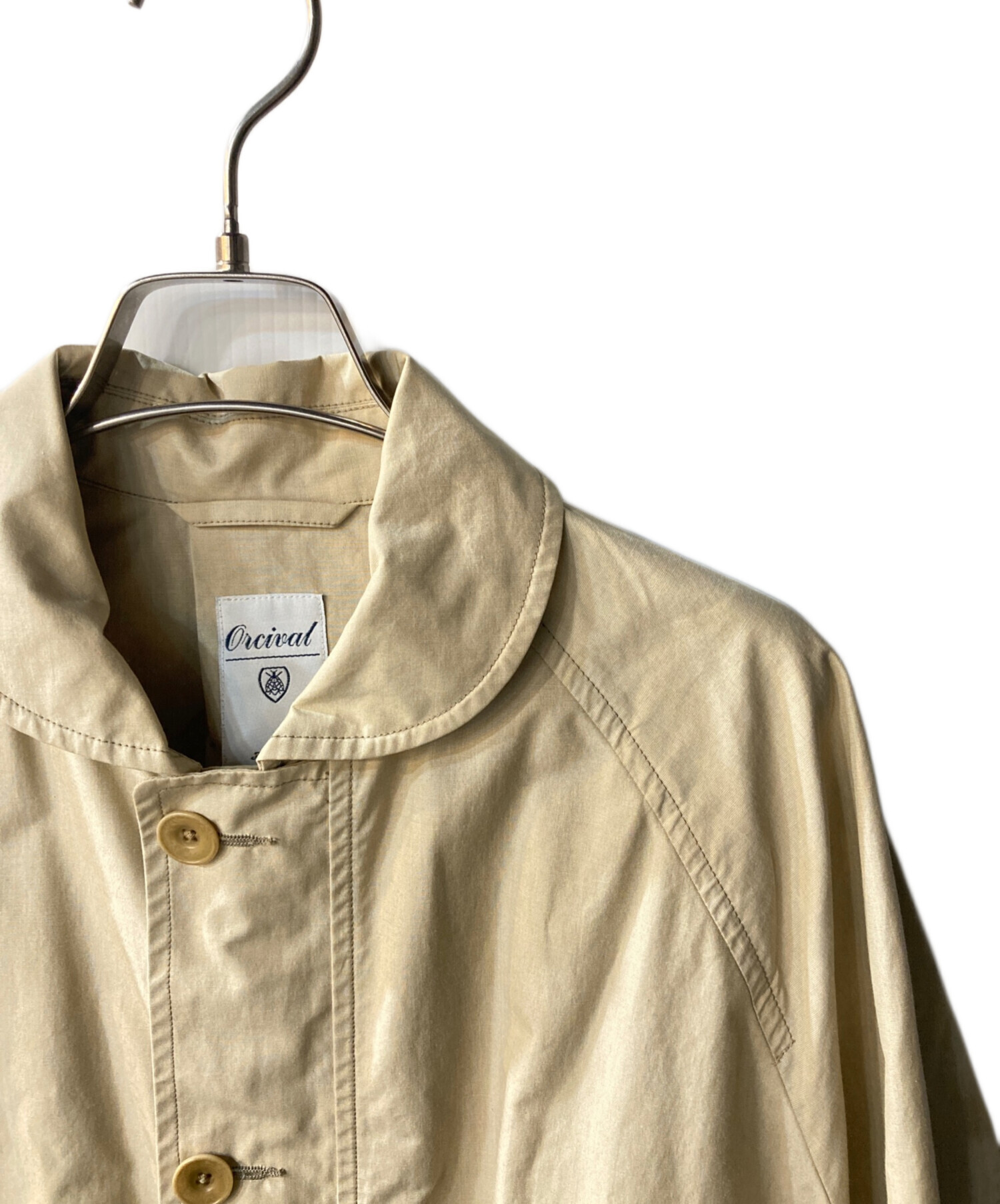 中古・古着通販】ORCIVAL (オーシバル) 丸襟ステンカラーコート