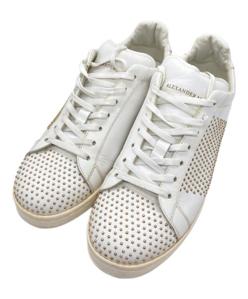 アレキサンダーマックイーン ブーティ レザー スタッズ 36 約23cm 中古・古着通販】ALEXANDER McQUEEN (アレキサンダー