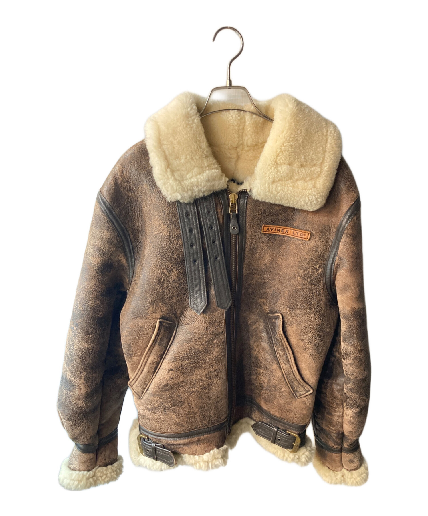 レア!!ベージュ アヴィレックス AVIREX B-3 フライトジャケット 34 中古・古着通販】AVIREX (アヴィレックス) B-3フライトジャケット