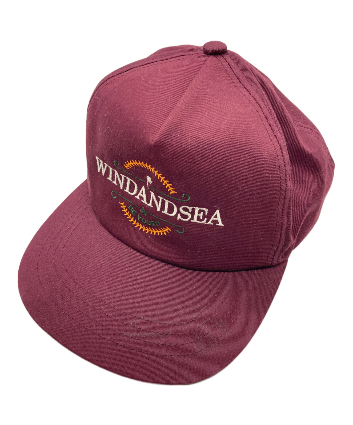 中古・古着通販】WIND AND SEA (ウィンダンシー) キャップ レッド 