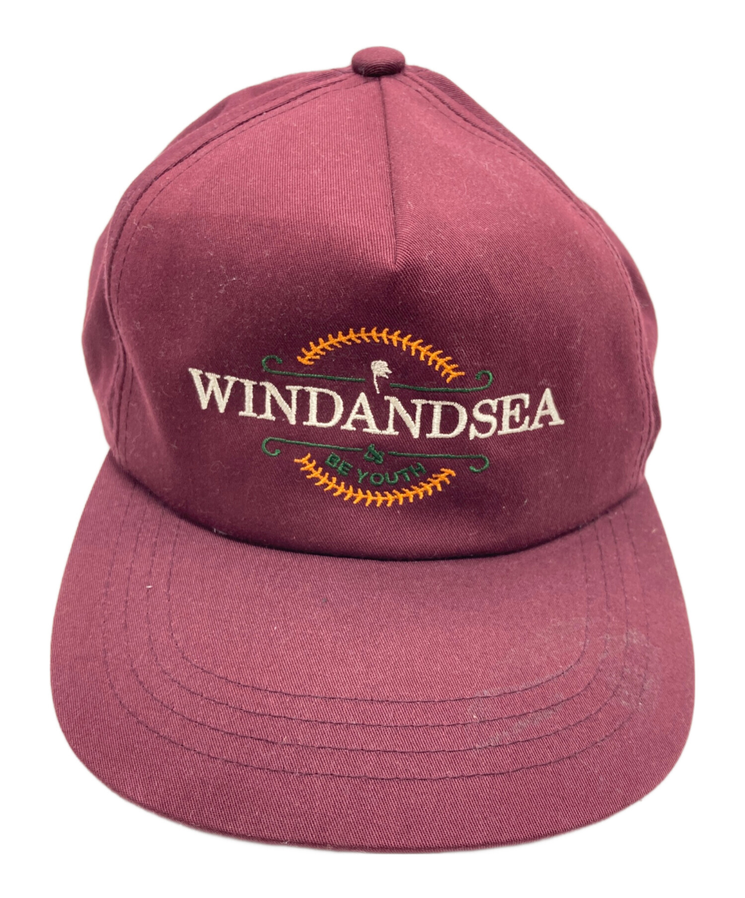 中古・古着通販】WIND AND SEA (ウィンダンシー) キャップ レッド 