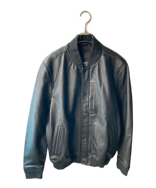 中古・古着通販】Denham (デンハム) レザーブルゾン ブラック サイズ:L