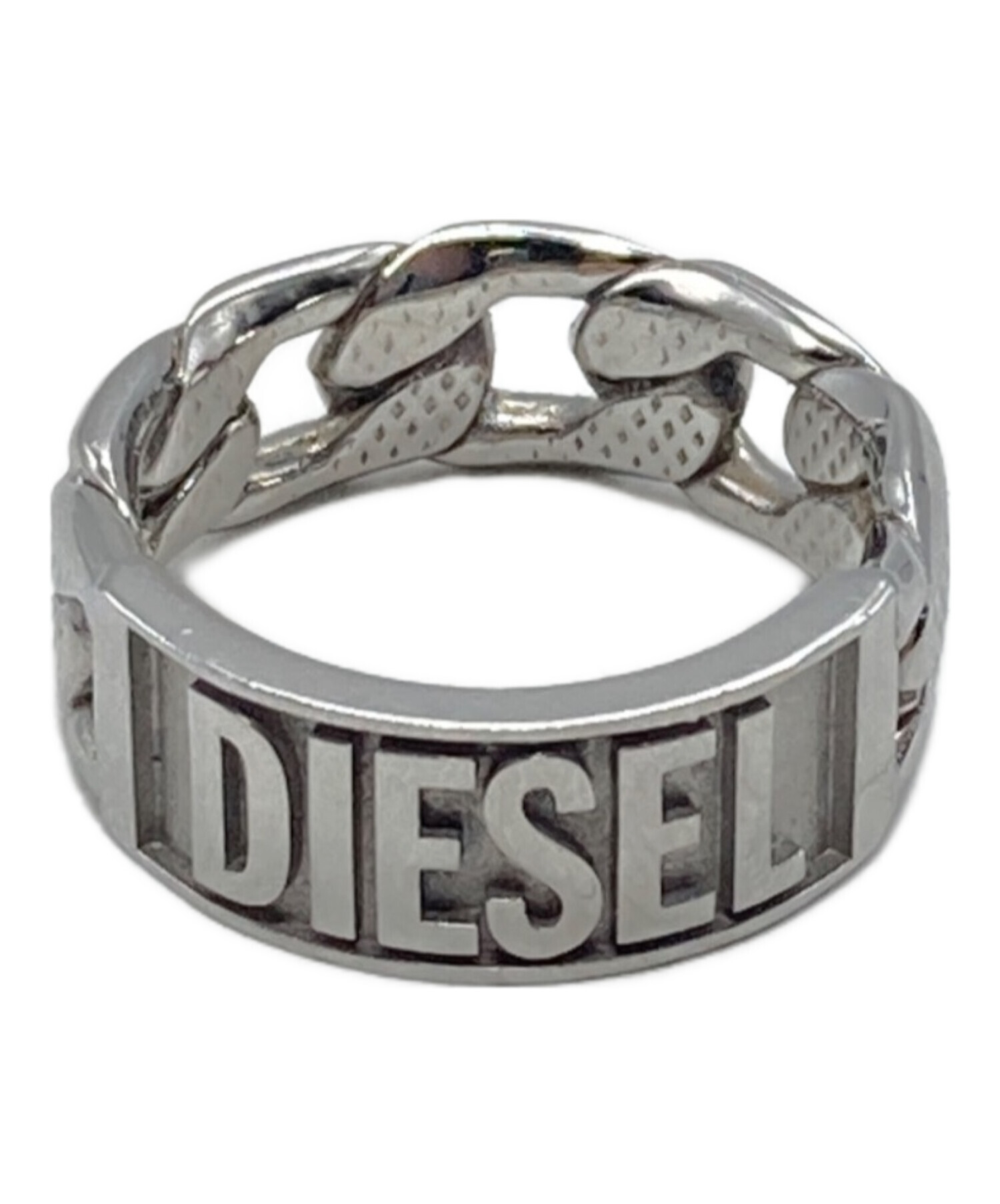 中古・古着通販】DIESEL (ディーゼル) チェーンリング シルバー サイズ 