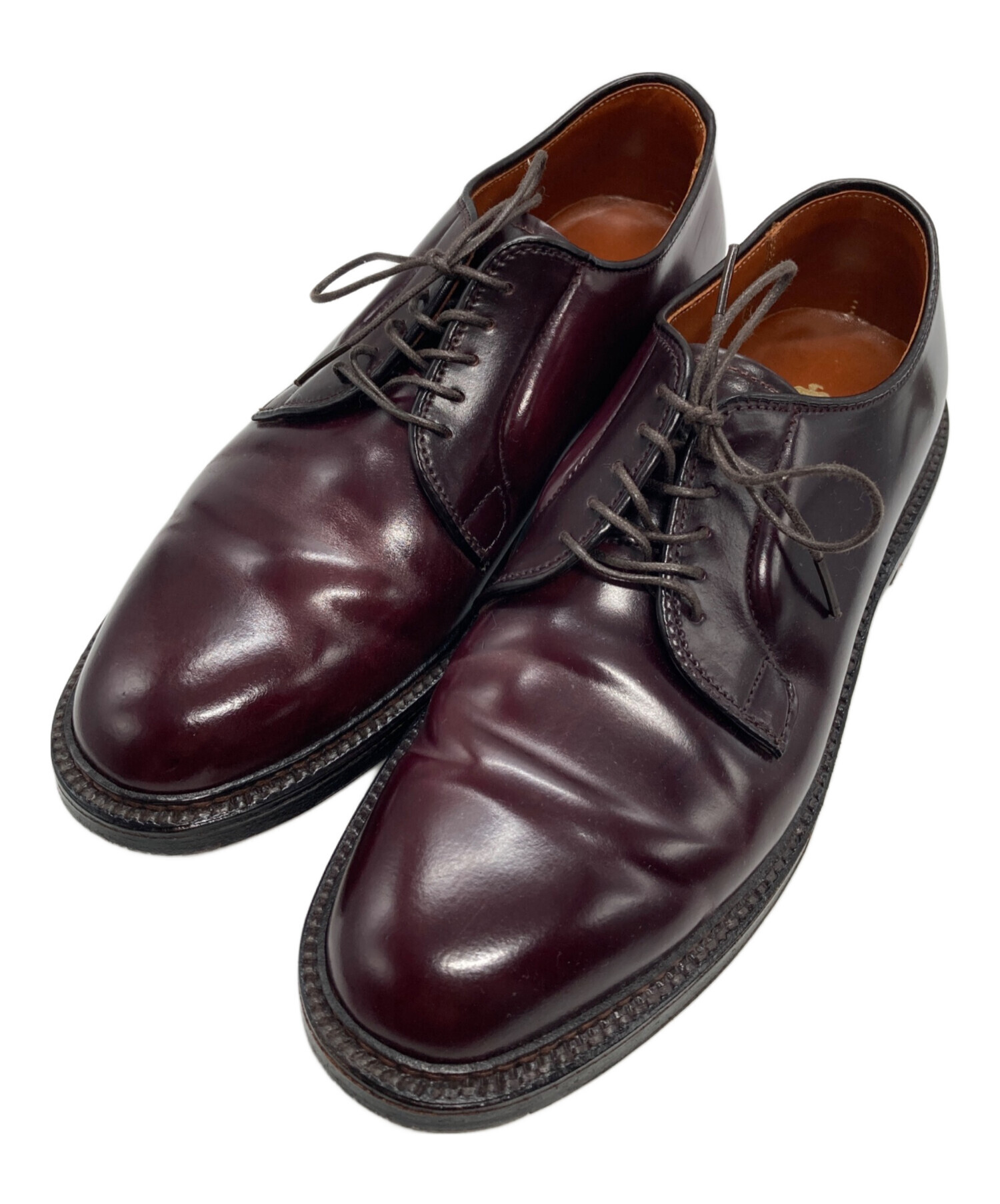 M*i様 Alden オールデン プレーントゥ バーガンディ 中古・古着通販】ALDEN (オールデン) プレーントゥシューズ バー