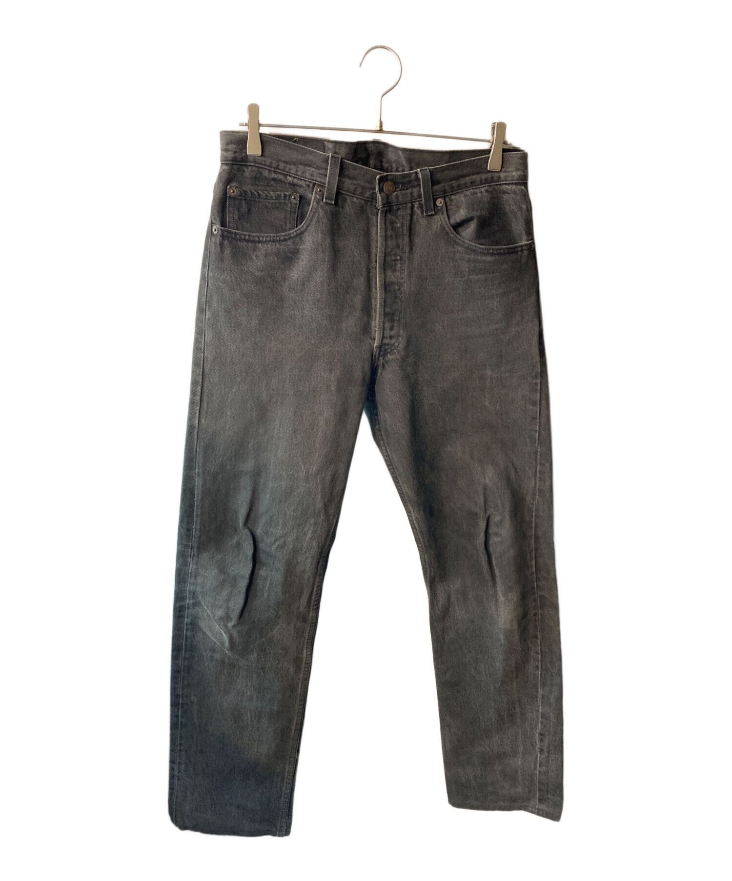 中古・古着通販】LEVI'S (リーバイス) ブラックデニム ブラック サイズ
