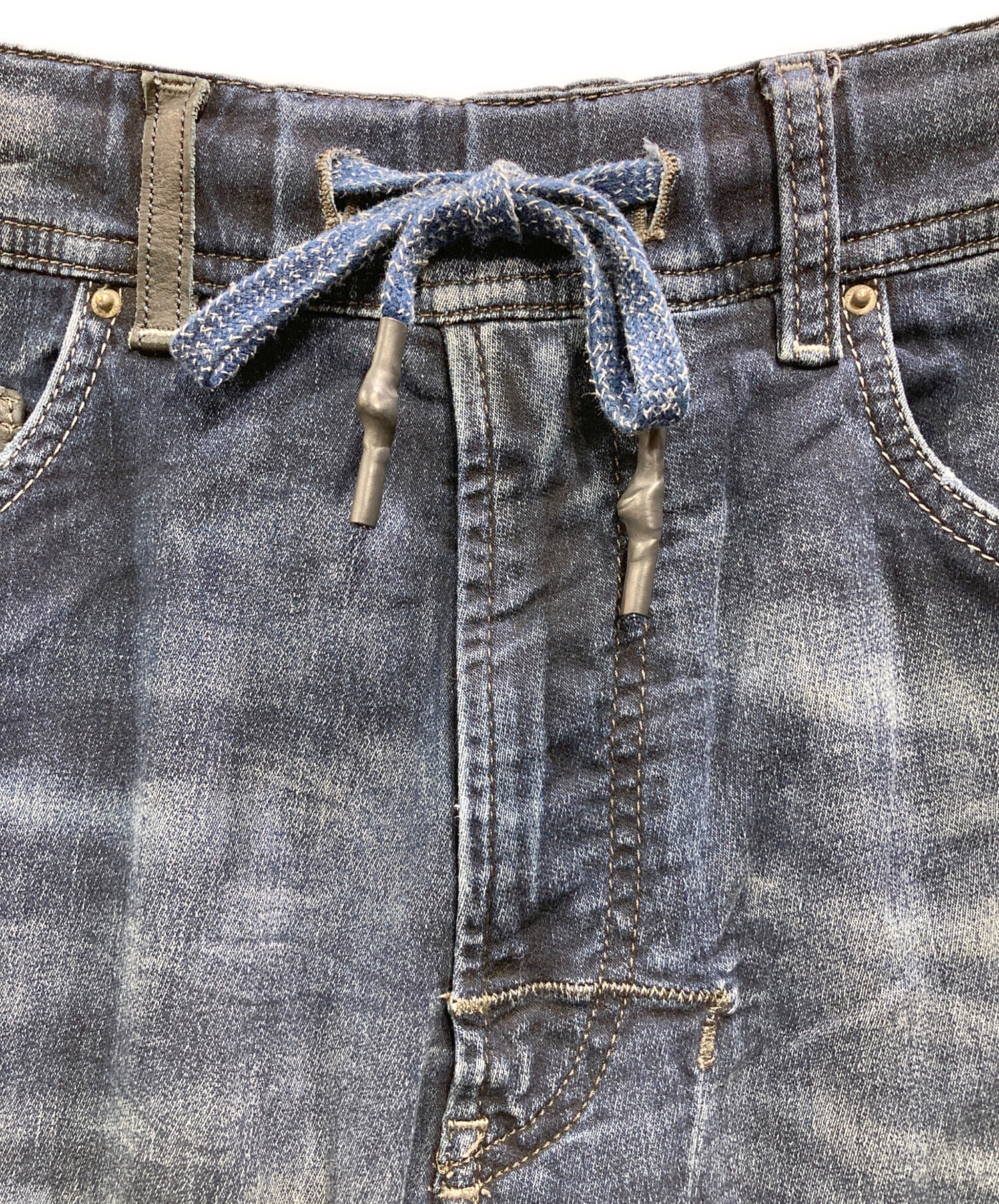 中古・古着通販】DIESEL (ディーゼル) ジョグデニムジョガーパンツ