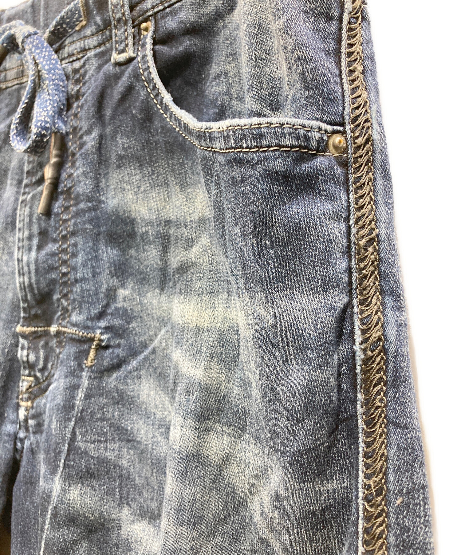 中古・古着通販】DIESEL (ディーゼル) ジョグデニムジョガーパンツ 