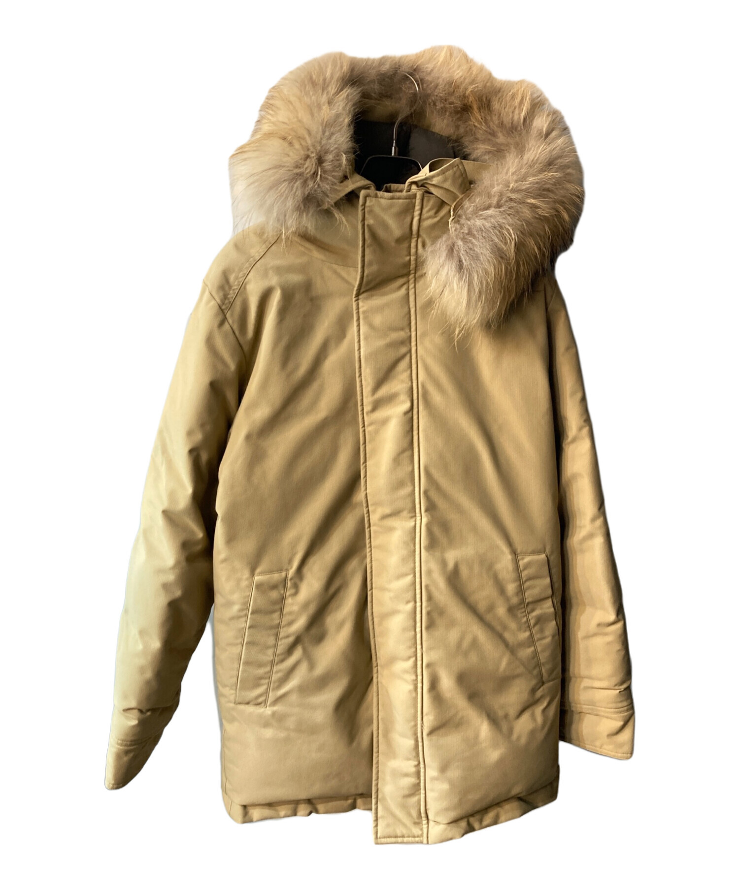 未使用✨　ピレネックス　ダウンジャケット　ファー　ベージュ　36 レディース 中古・古着通販】Pyrenex (ピレネックス) ANNECY MOLESKINE FUR UA