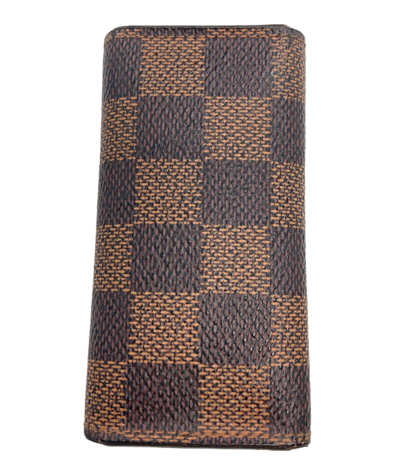 Louis Vuitton ルイ・ヴィトン キーケース ブラウン レザー 中古・古着通販】LOUIS VUITTON (ルイ ヴィトン) キーケース ブラウン