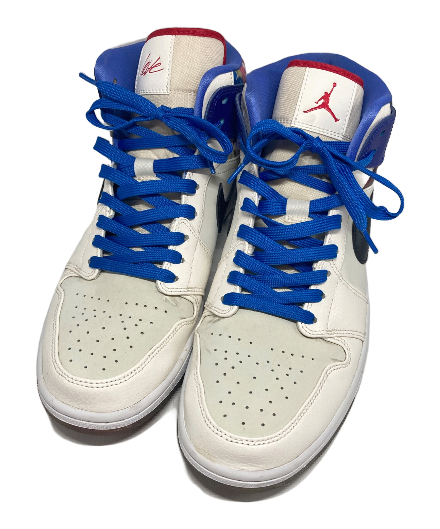 中古・古着通販】NIKE (ナイキ) AIR JORDAN 1 MID SE ホワイト サイズ 