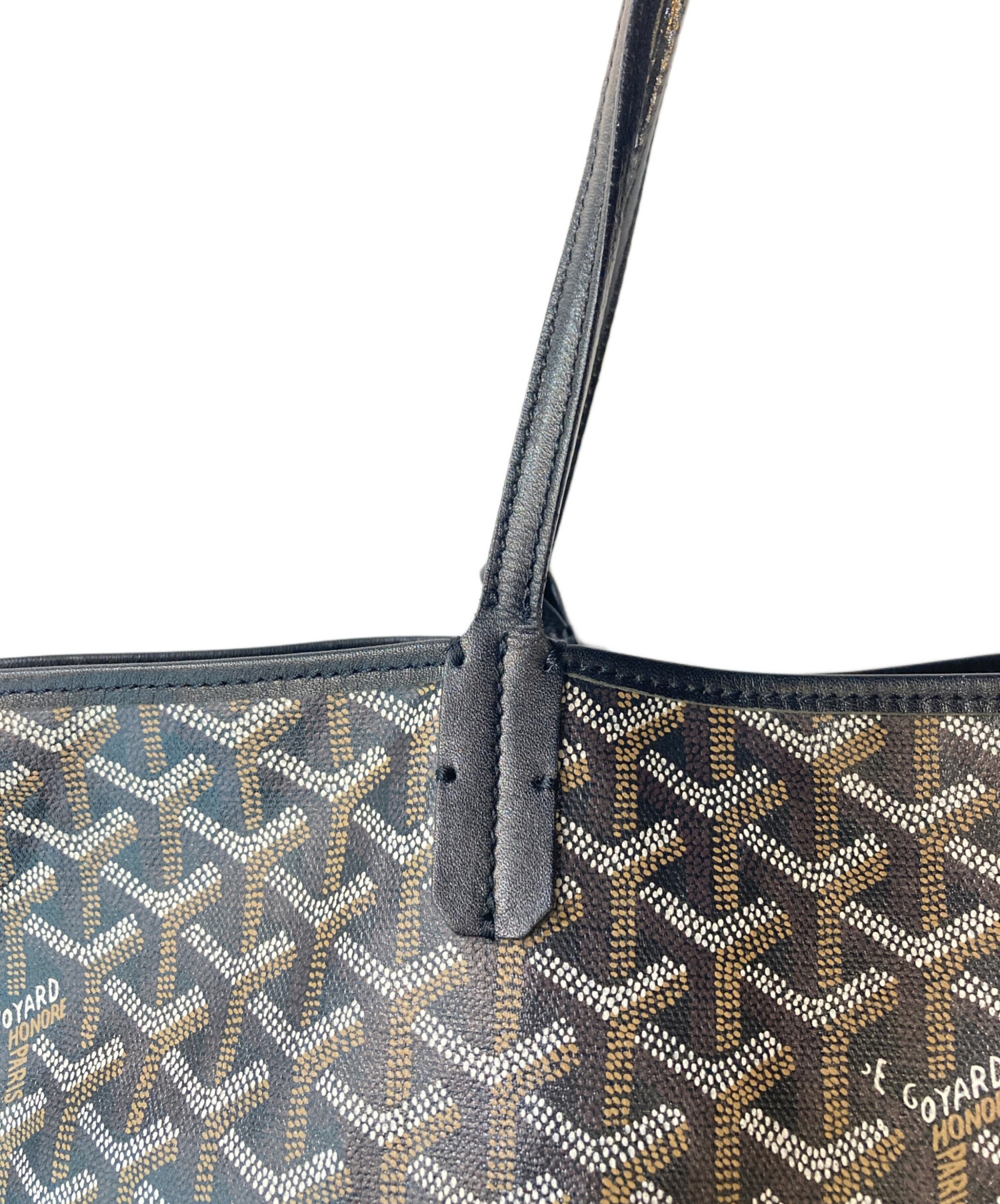 中古・古着通販】GOYARD (ゴヤール) トートバッグ ブラック｜ブランド