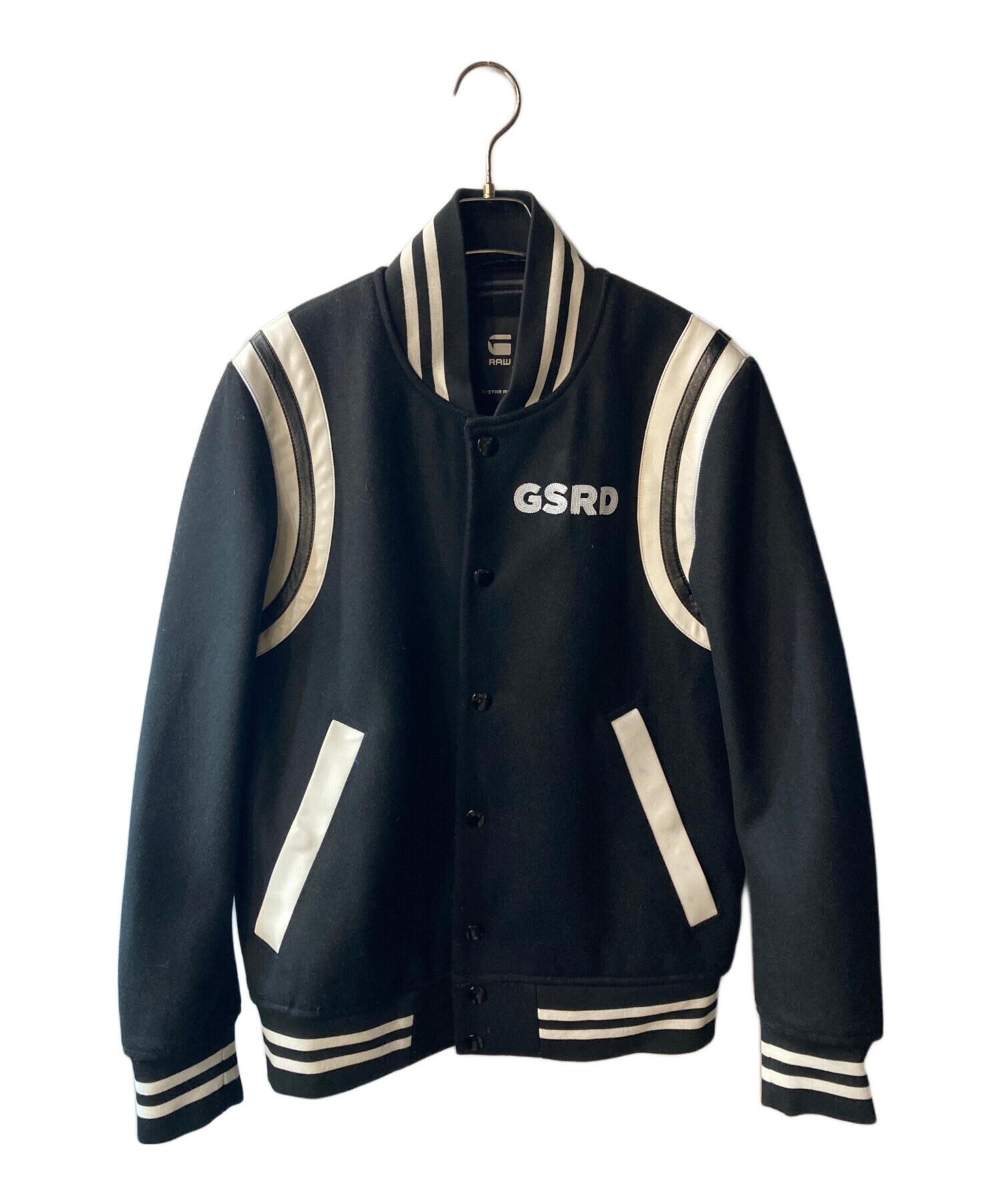 中古・古着通販】G-STAR RAW (ジースターロゥ) スタジャン ブラック 